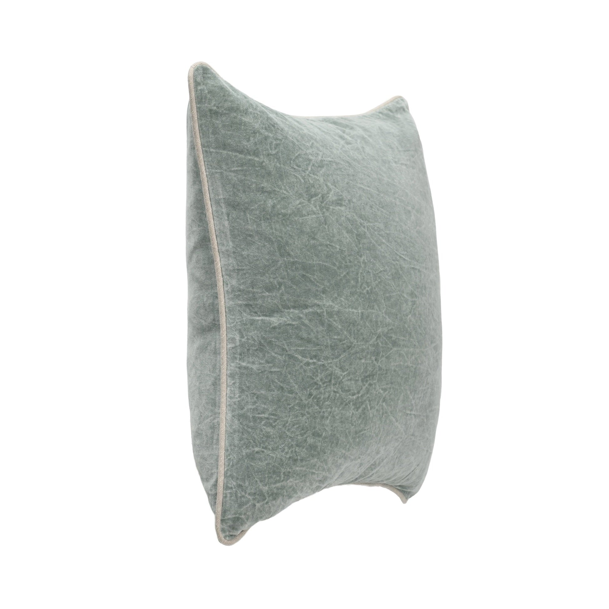 SLD Heirloom Velvet Multiple Sizes - Bay Green - 18"x18"
