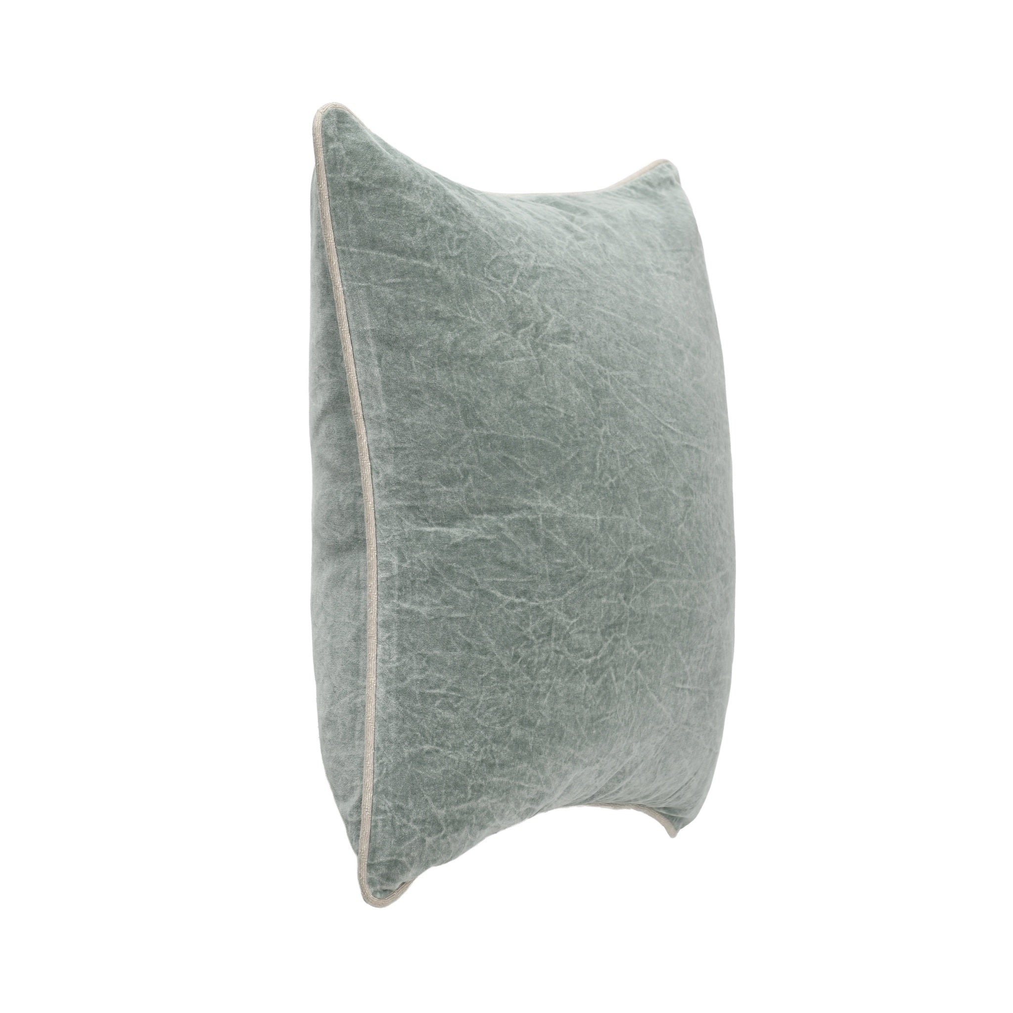 SLD Heirloom Velvet Multiple Sizes - Bay Green - 18"x18"
