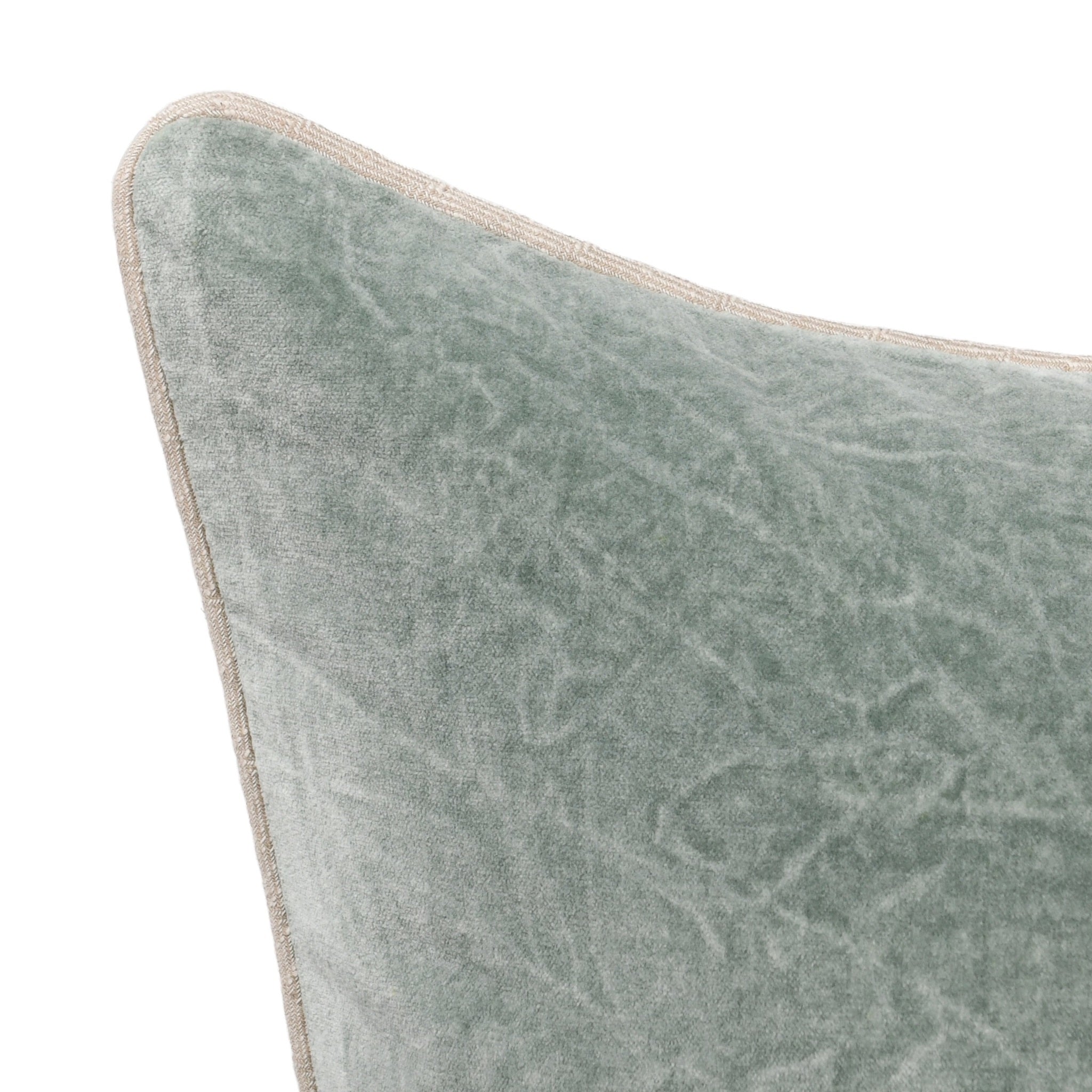 SLD Heirloom Velvet Multiple Sizes - Bay Green - 18"x18"