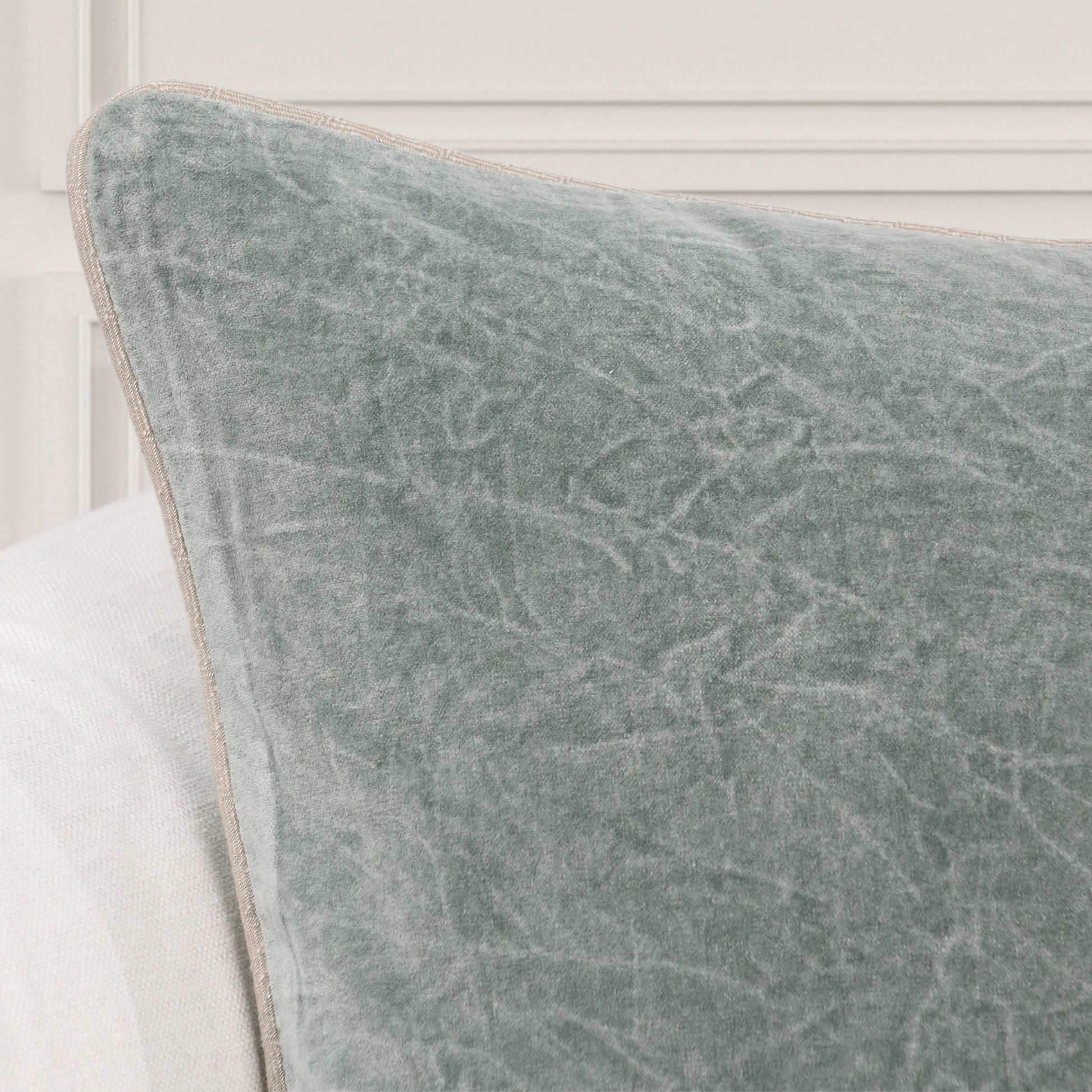 SLD Heirloom Velvet Multiple Sizes - Bay Green - 18"x18"
