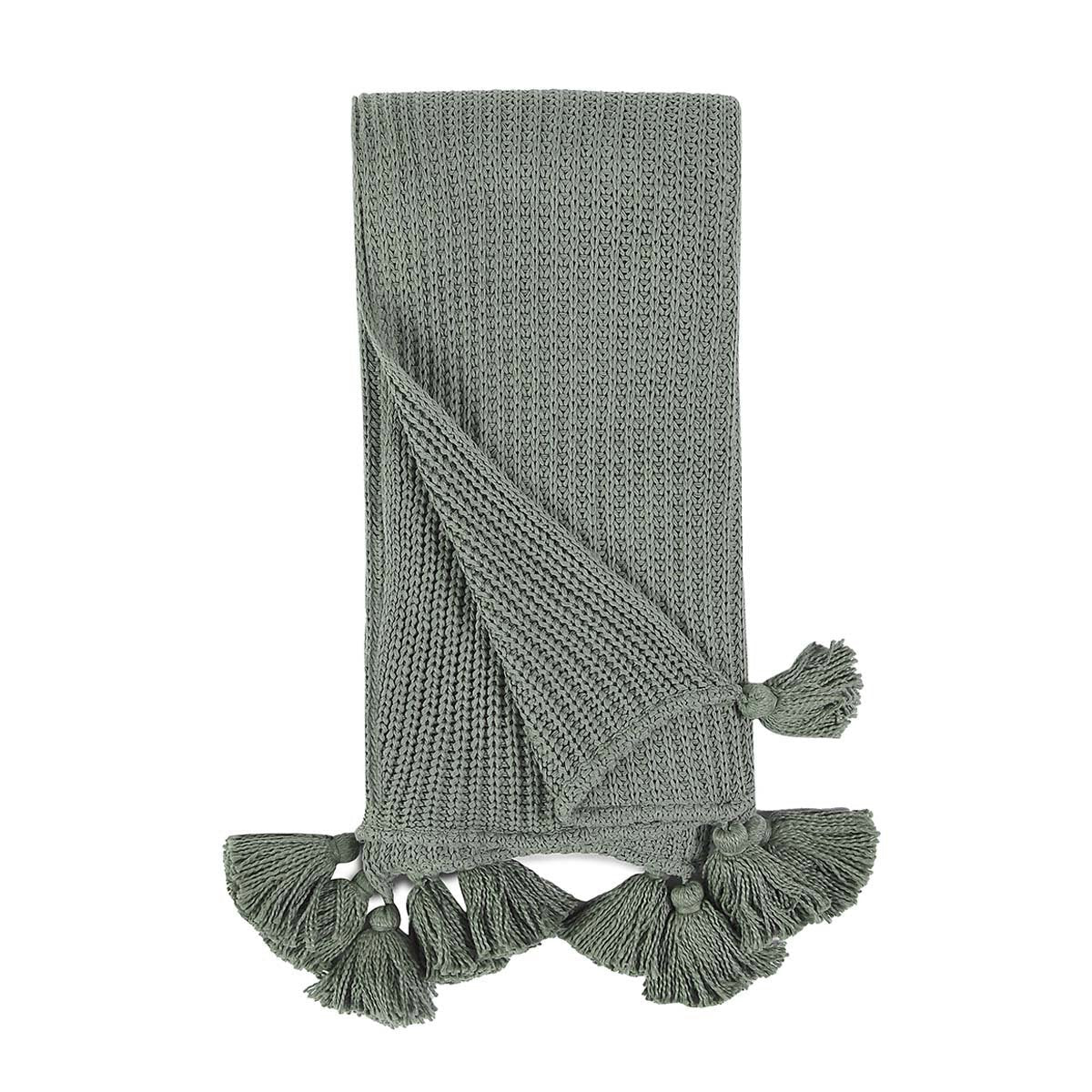 TC Veda 50x70 Throw - Sea Fog Blue
