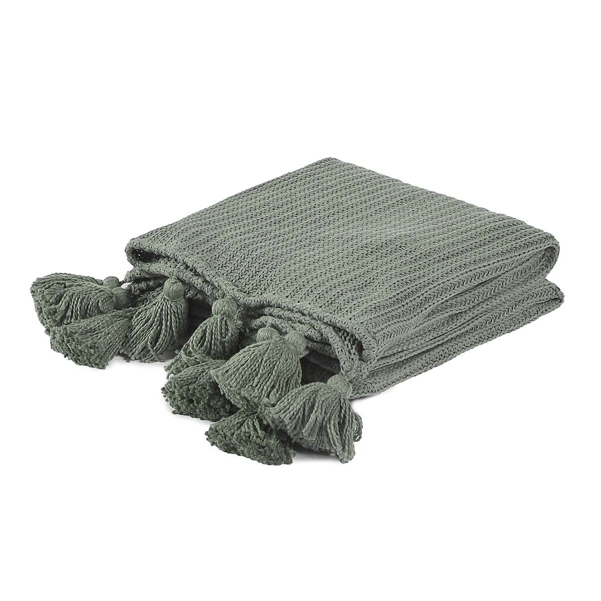 TC Veda 50x70 Throw - Sea Fog Blue