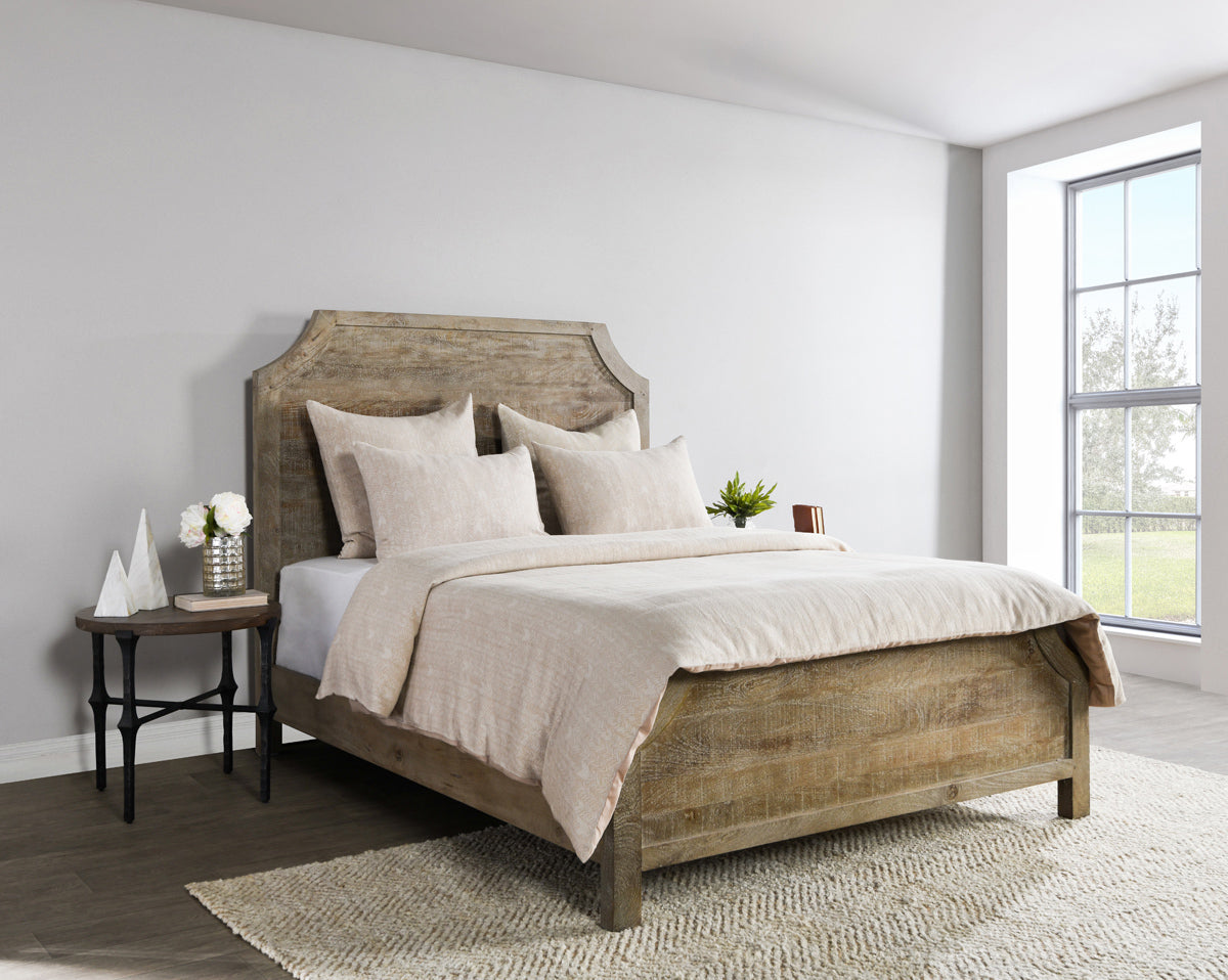 French Herringbone Duvet Collection - Natural - Queen / Duvet