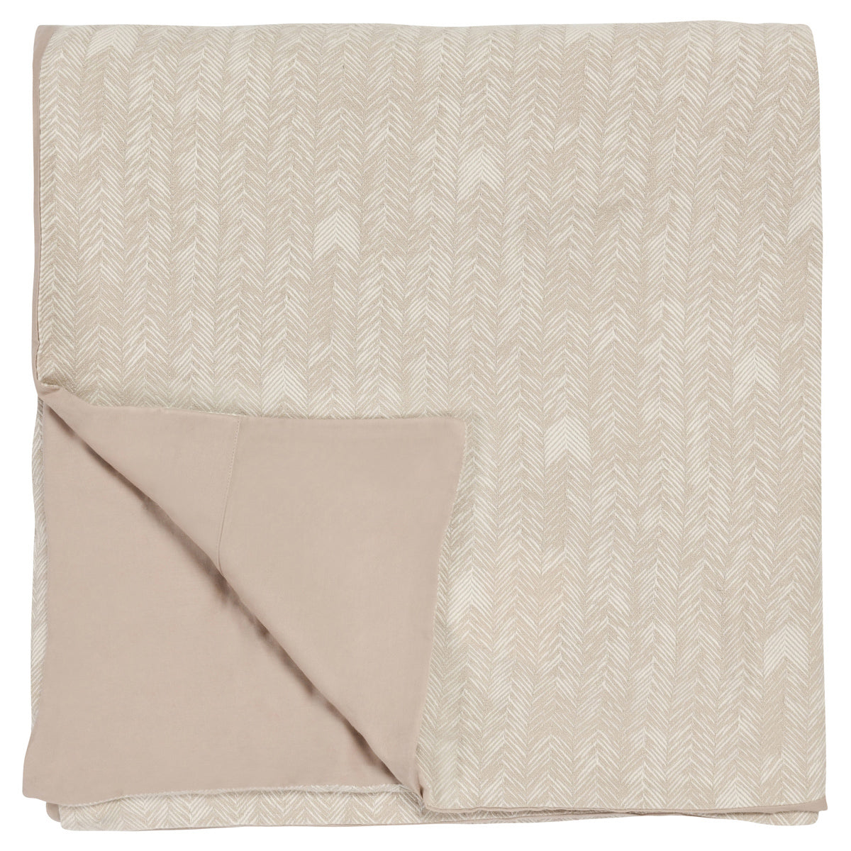 French Herringbone Duvet Collection - Natural - Queen / Duvet