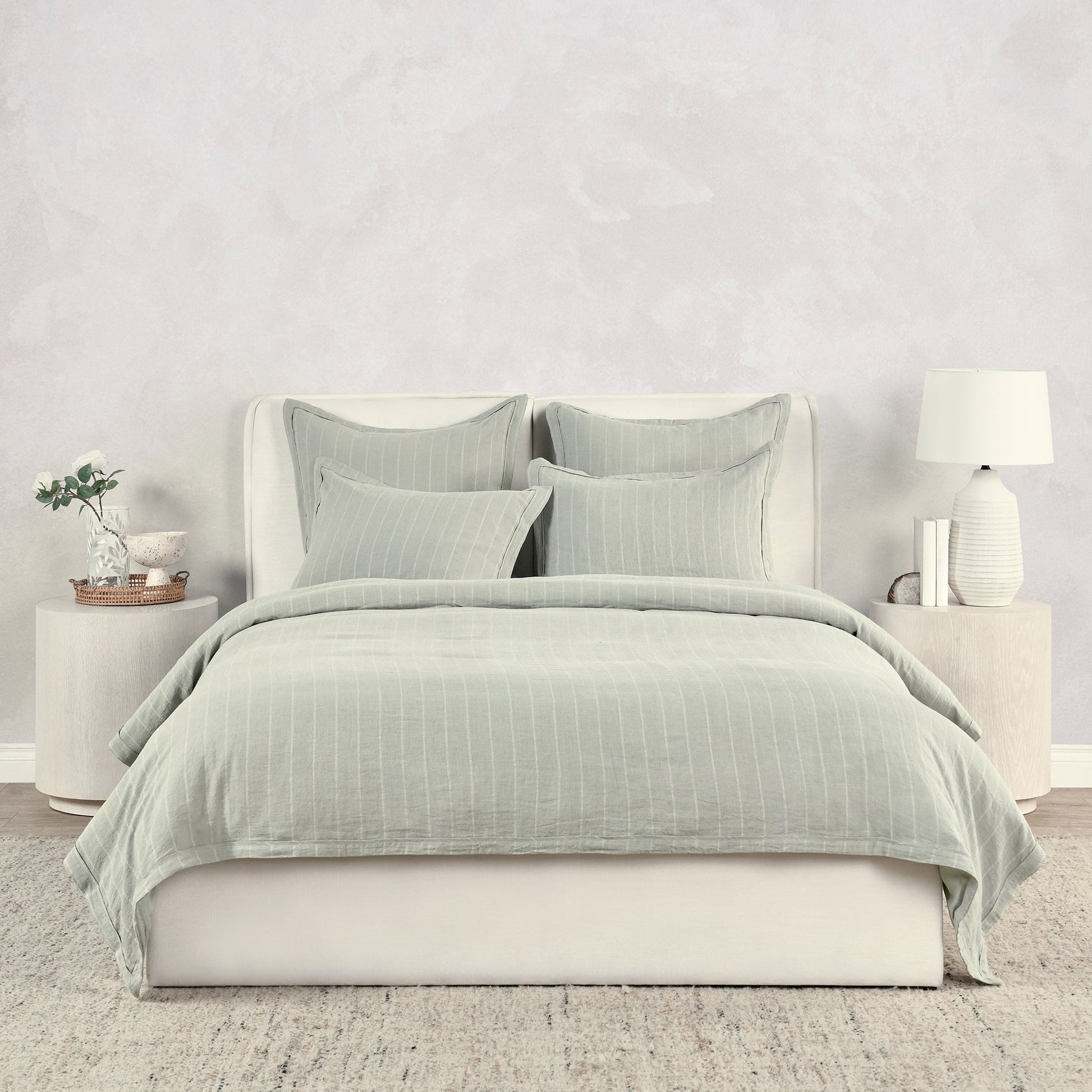 Monaco Duvet Collection - Sage - King / Set