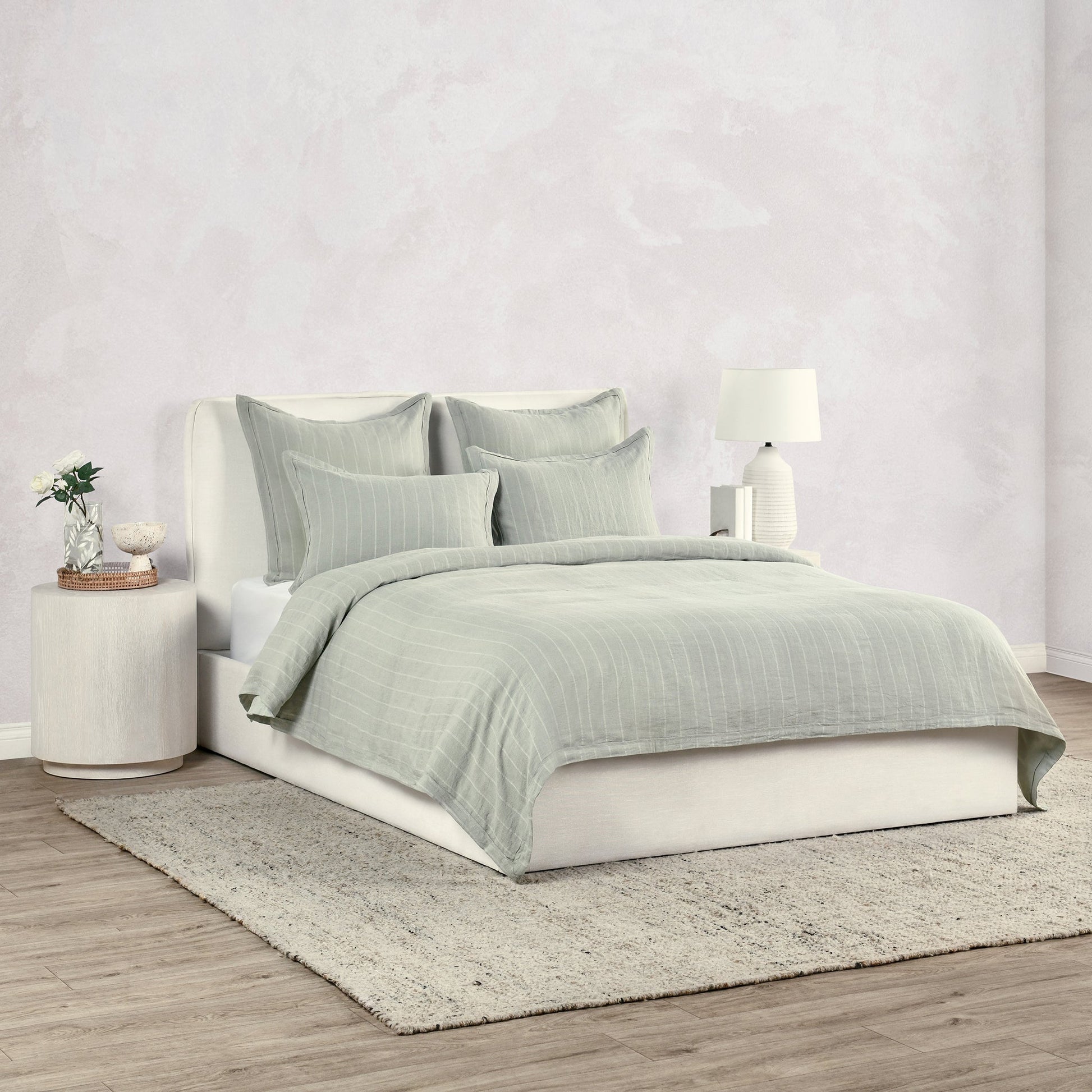Monaco Duvet Collection - Sage - King / Set