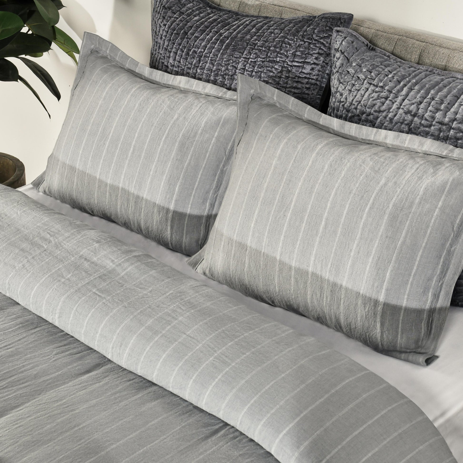 Monaco Duvet Collection - Sea Fog - King / Set
