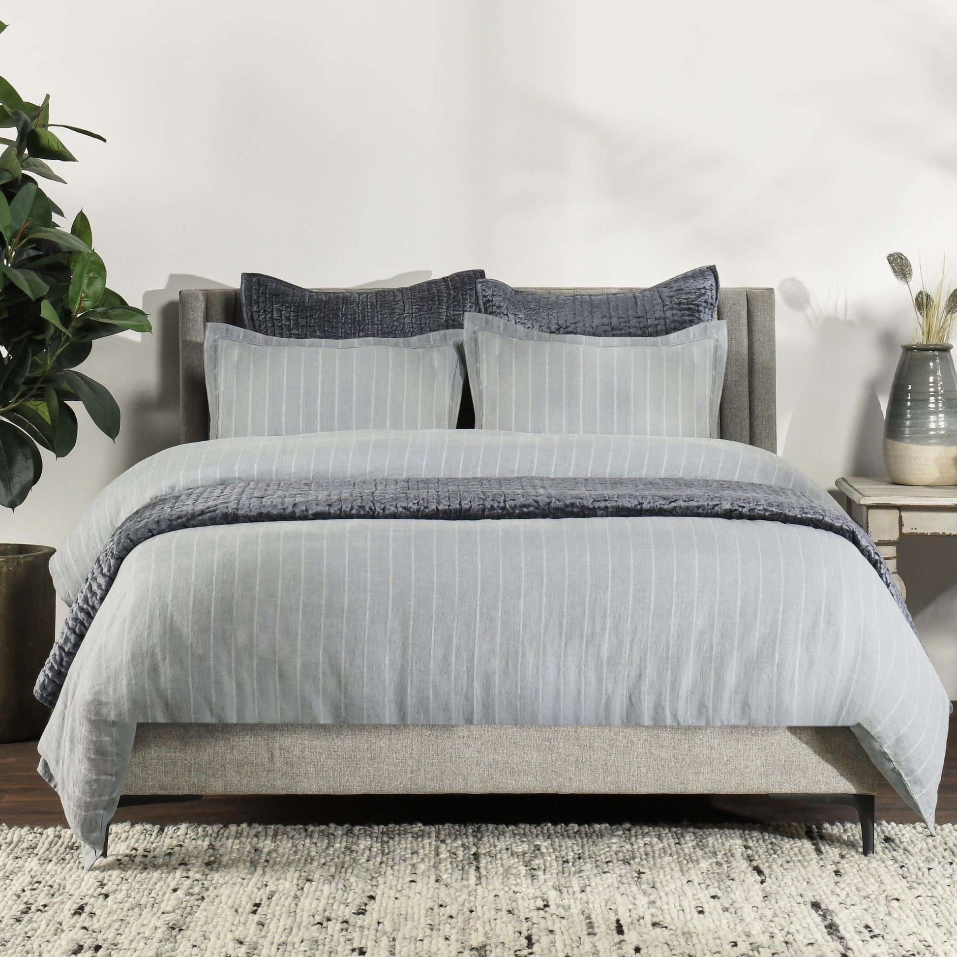 Monaco Duvet Collection - Sea Fog - King / Set