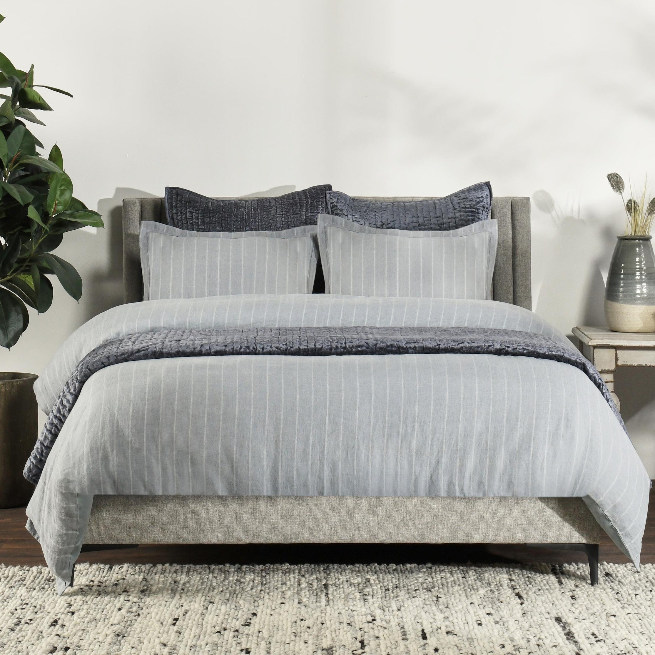 Monaco Duvet Collection - Sea Fog - King / Set