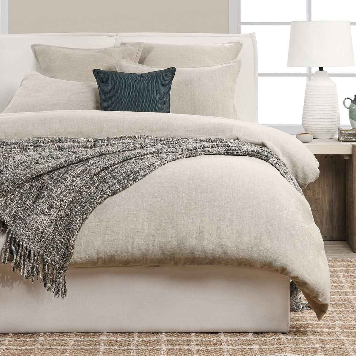 Talia Duvet Collection - Natural - King / Set