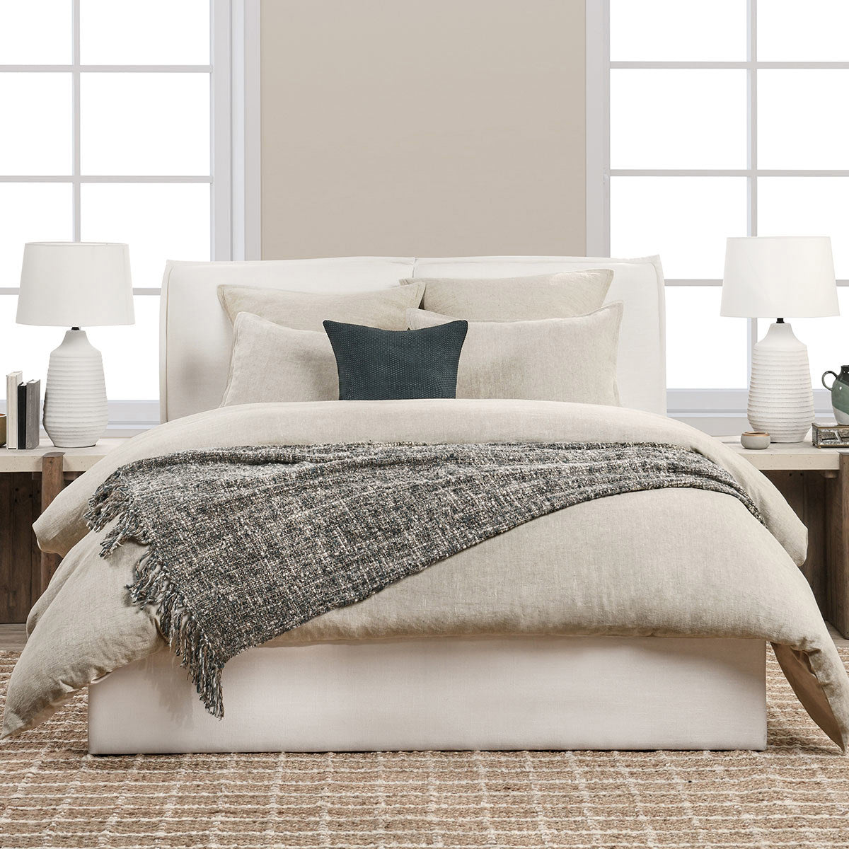 Talia Duvet Collection - Natural - King / Set