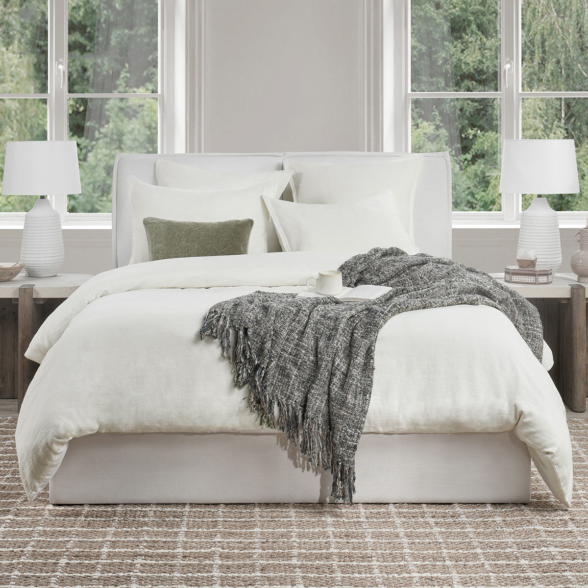 Talia Duvet Collection - Cloud - King / Set