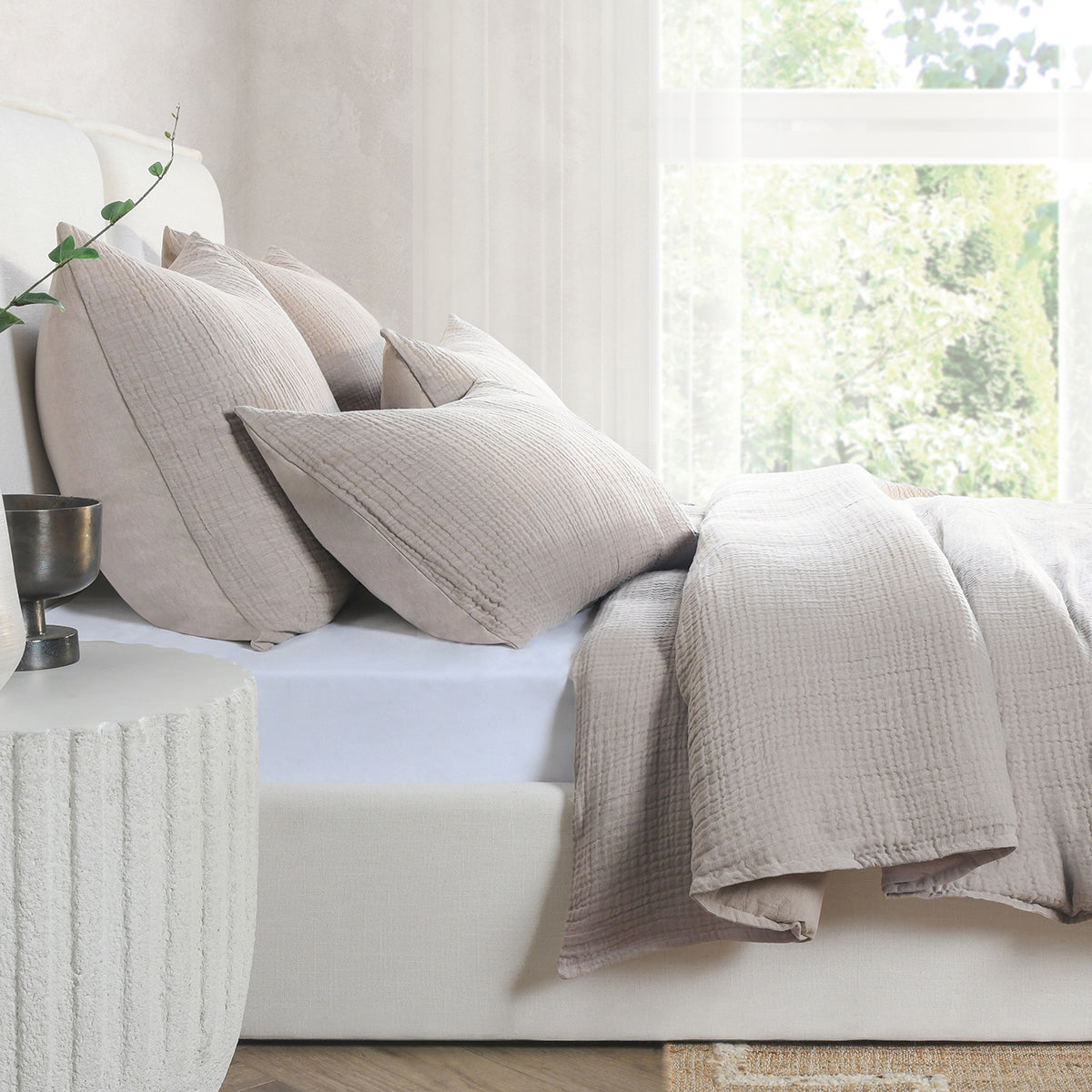 Cardiff Duvet Collection - Natural - King / Set
