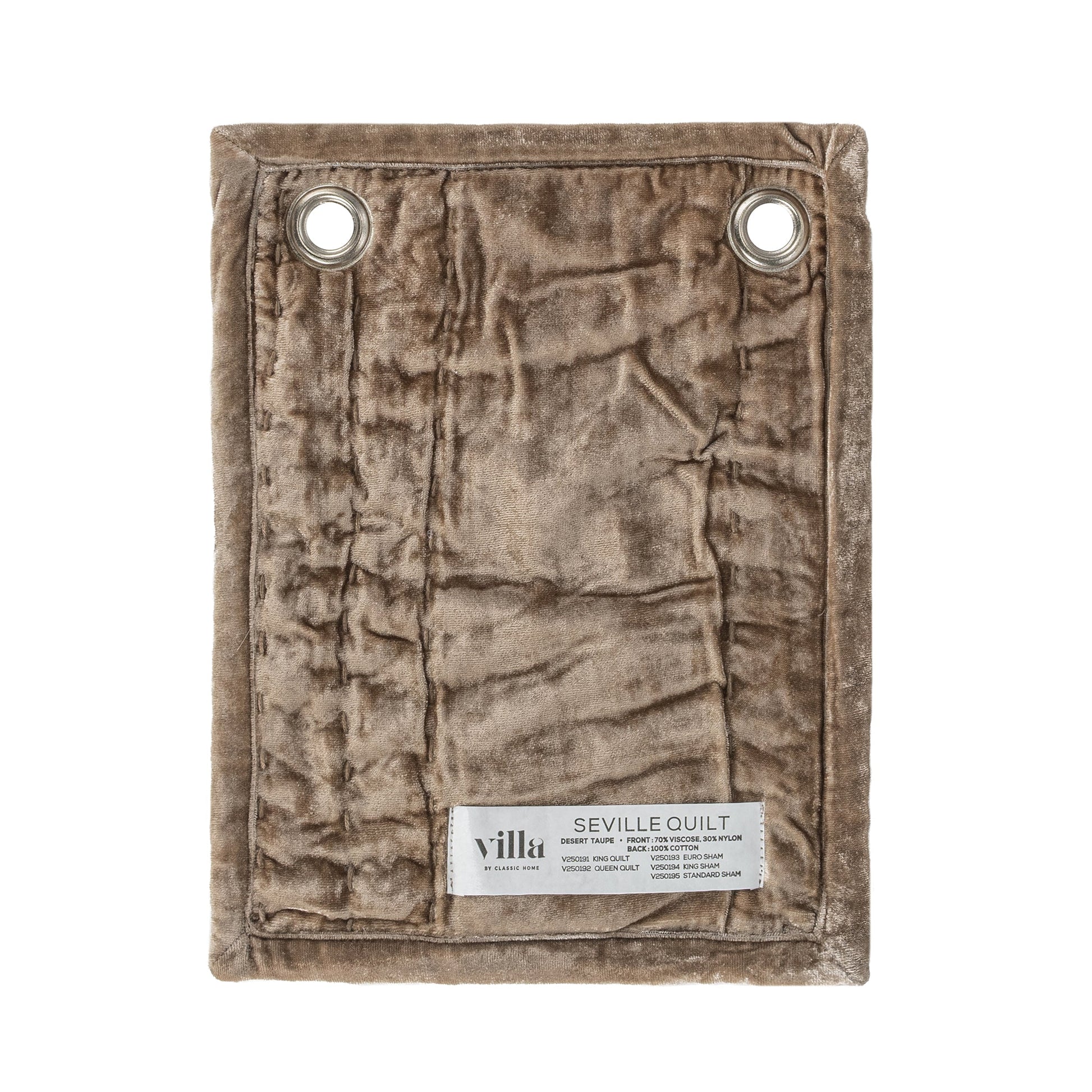 Seville Quilt Collection - Desert Taupe - King / Set