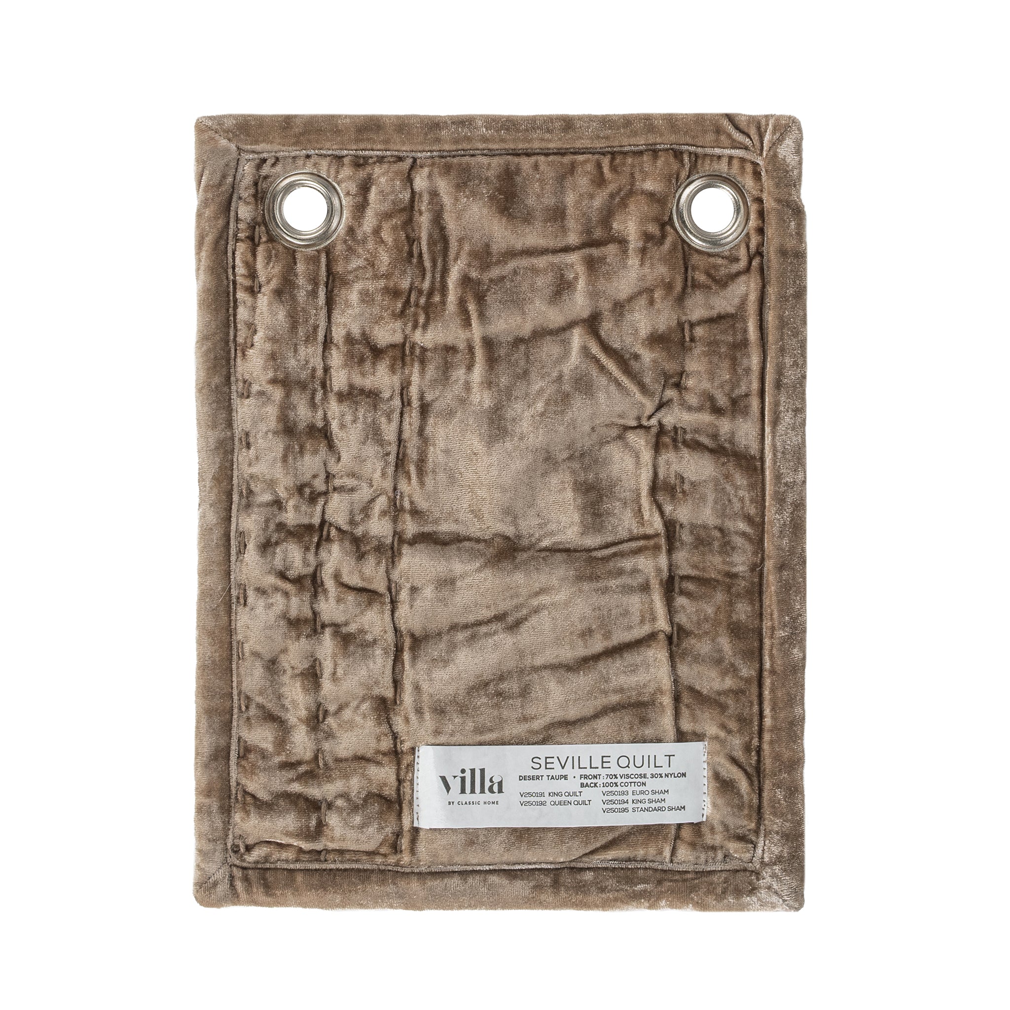 Seville Quilt Collection - Desert Taupe - King / Set