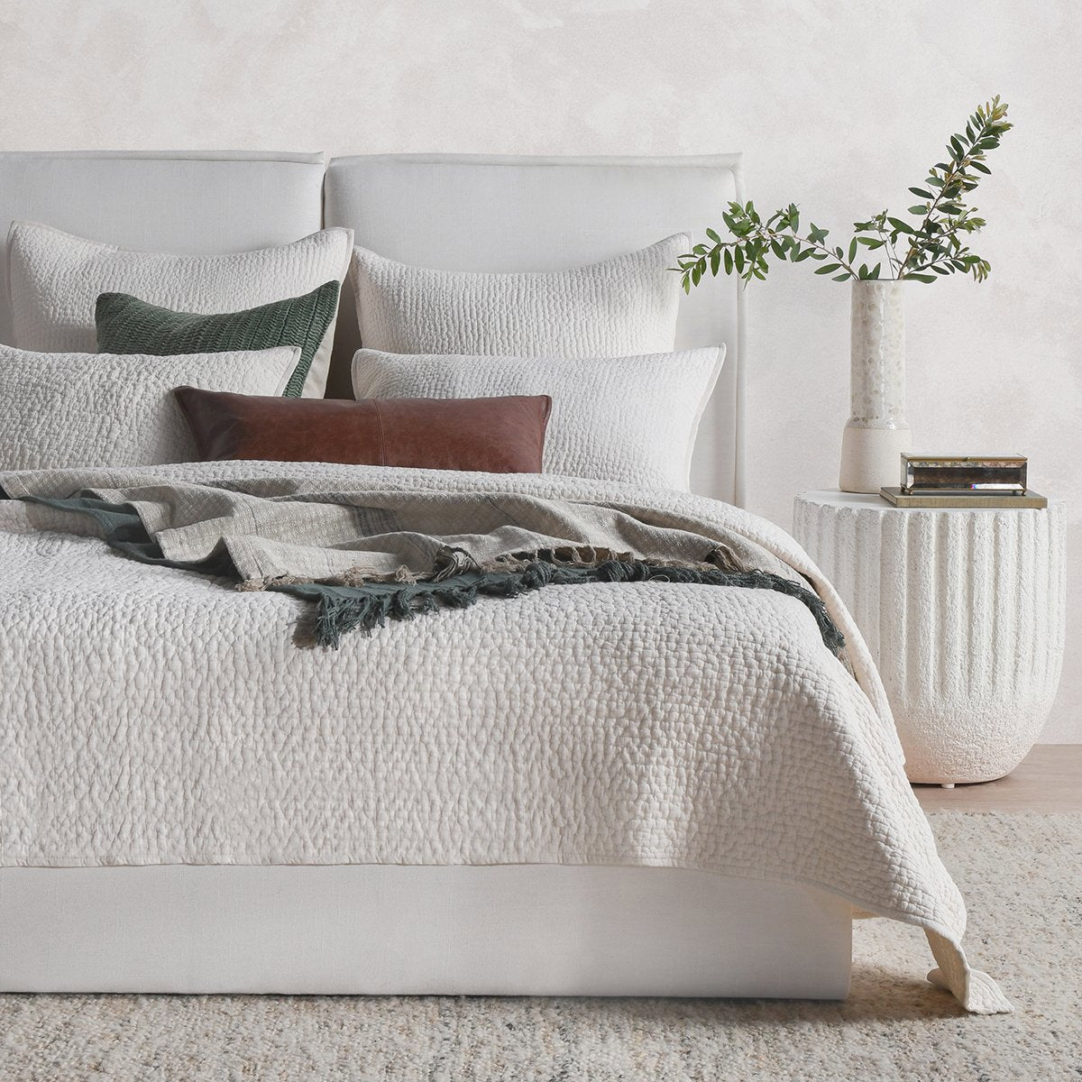 Danica Quilt - Bone - King / Set