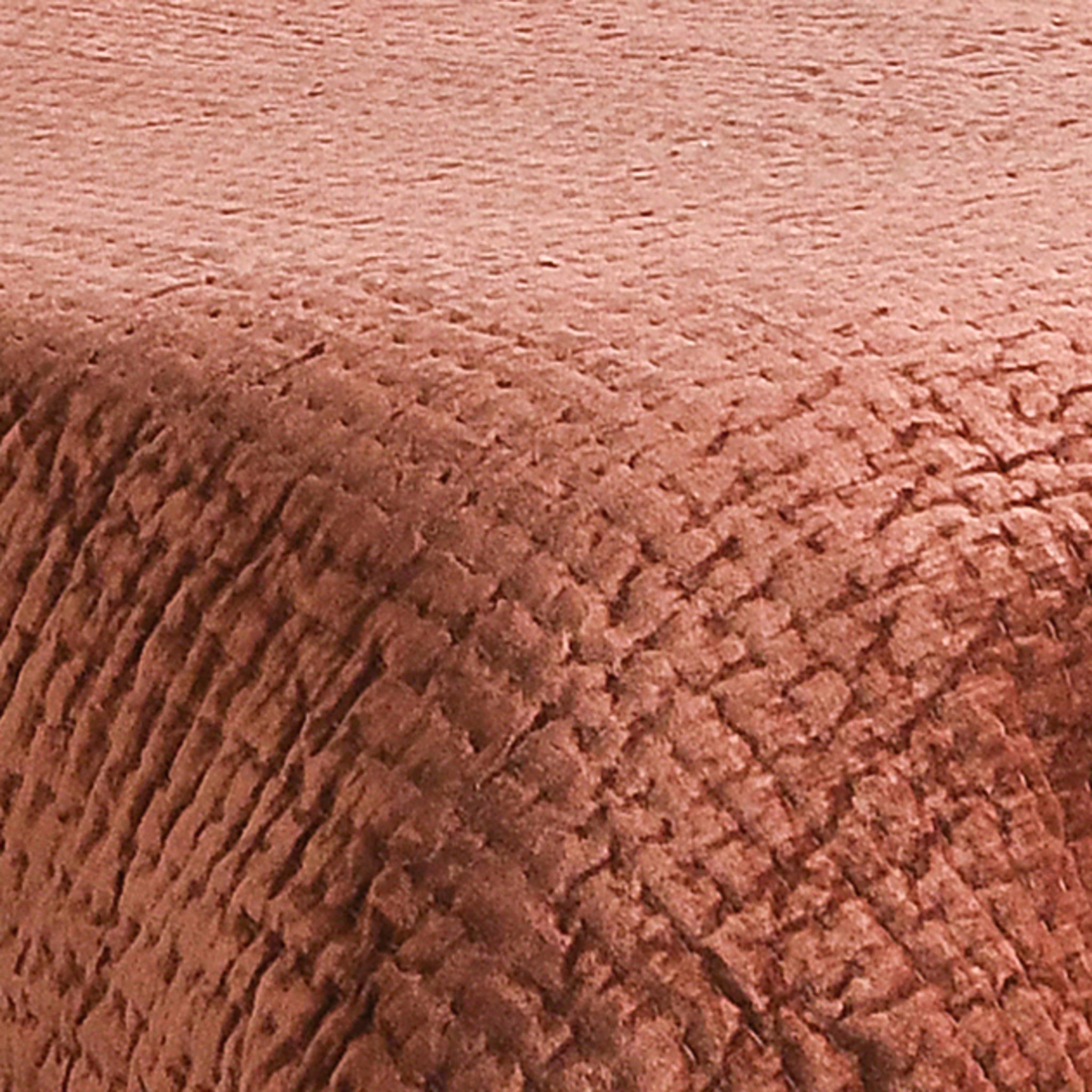 Bari Velvet Quilt Collection - Terracotta - King / Set