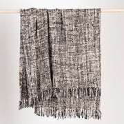 TC Porter 50x70 Throw - Black/Ivory