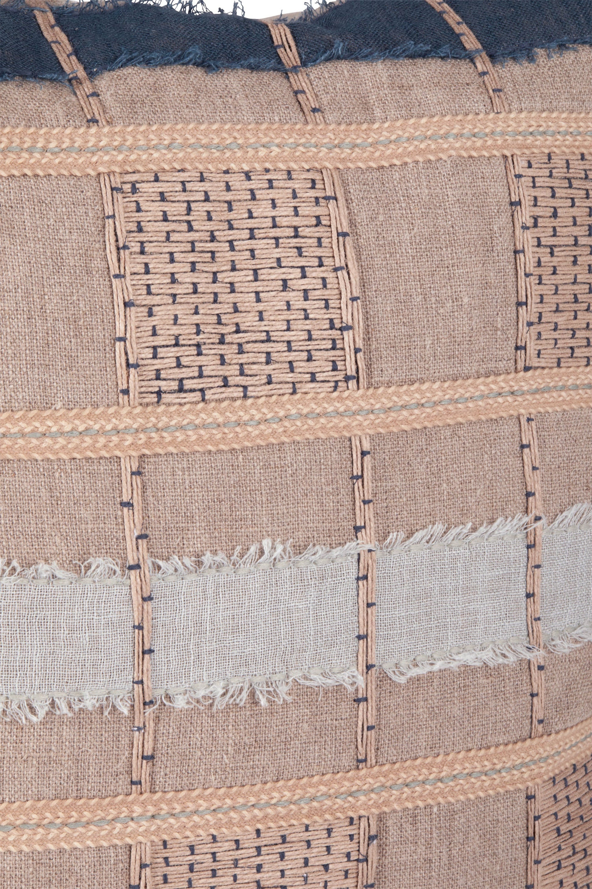 ML Stratton Multiple Sizes - Natural/Blue Multi - 22"x22"