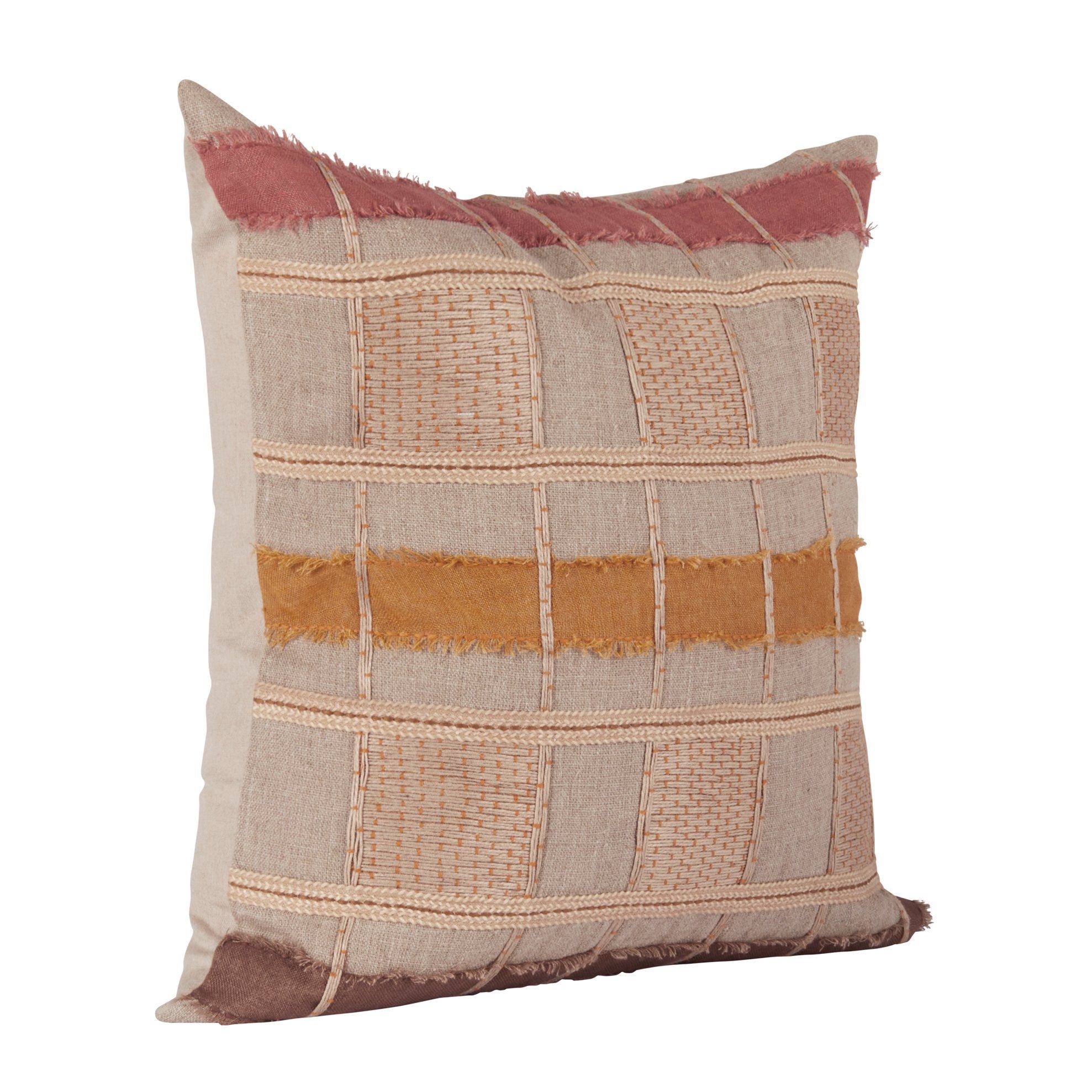 ML Stratton Multiple Sizes - Natural/Clay Multi - 22"x22"