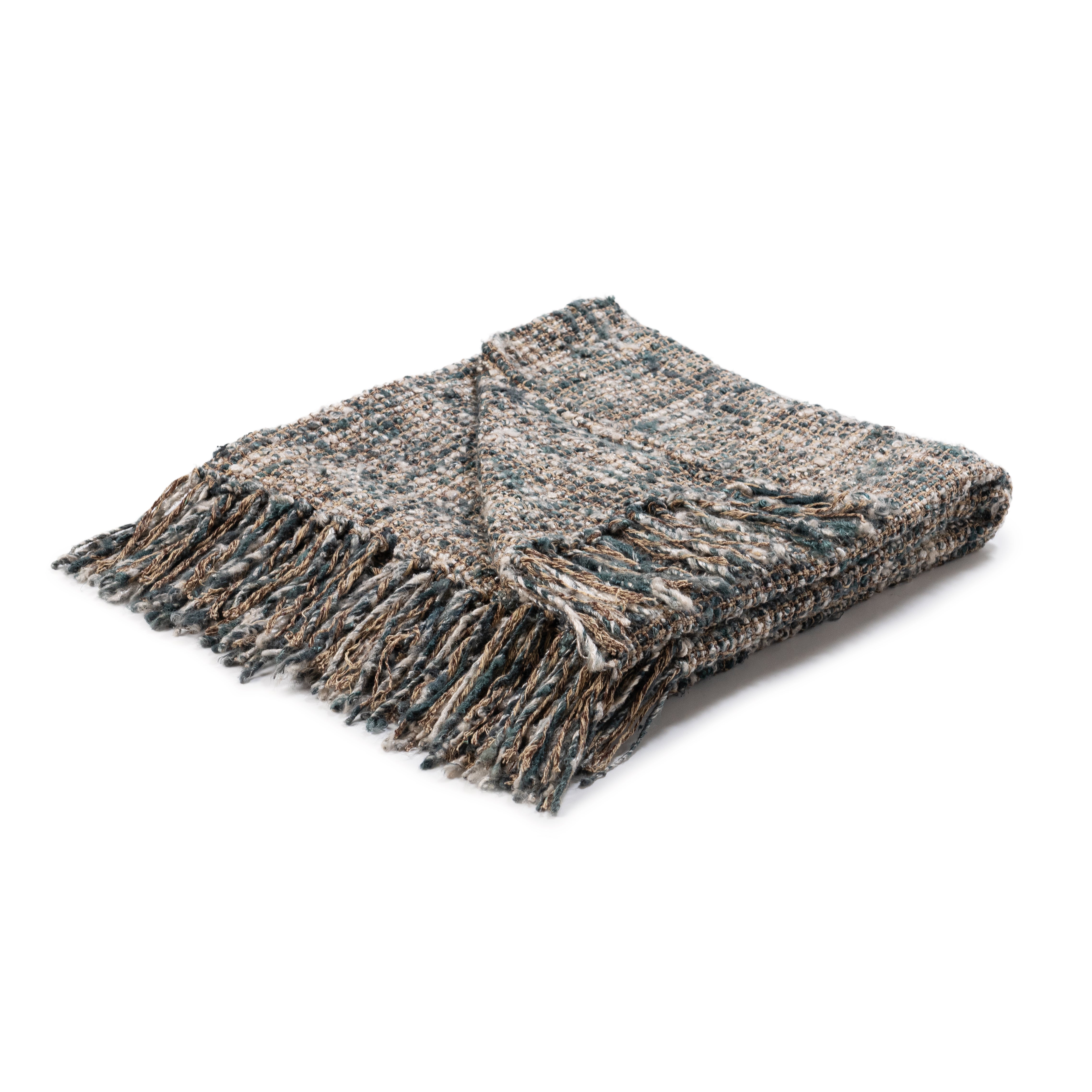 TC Porter 50x70 Throw - Black/Ivory