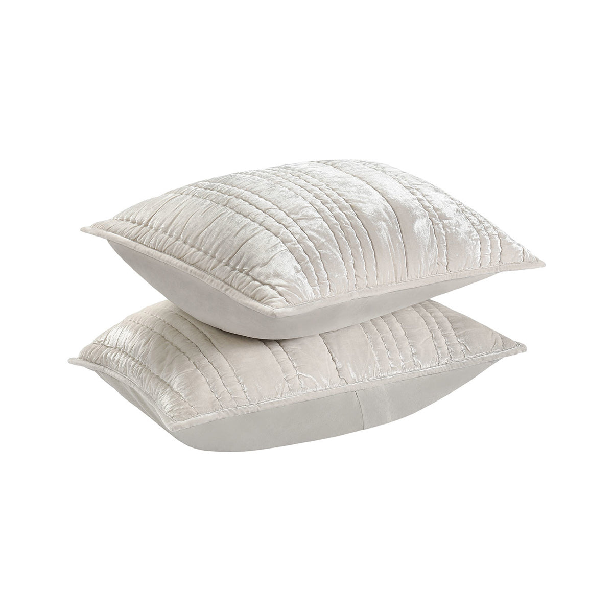 Seville Quilt Collection - Oyster Gray - King / Set