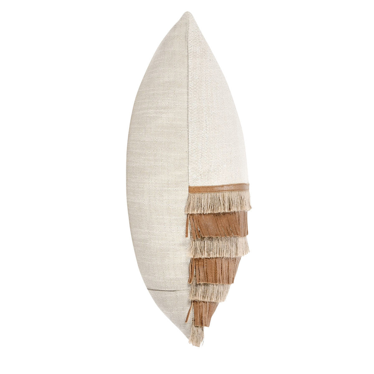 TL Casa Leather Chestnut/ Natural 20x20