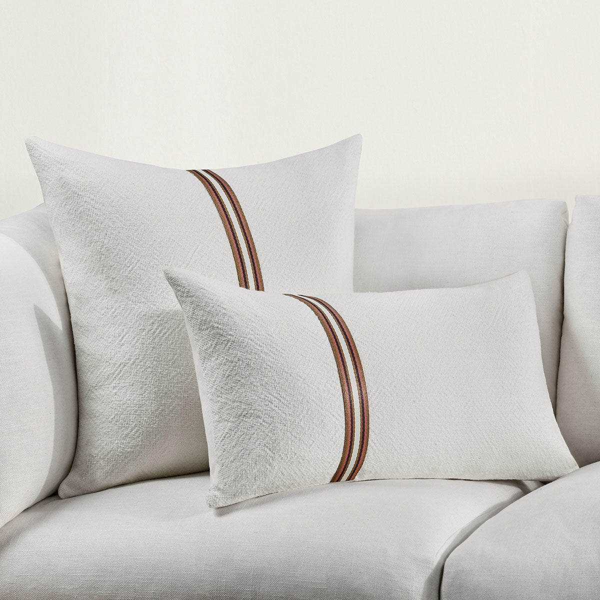 TL Ralph Multiple Sizes - Ivory/Sangria Red - 14"x26"