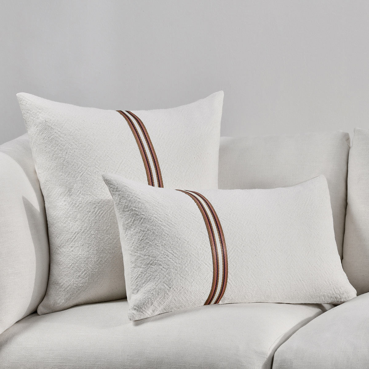 TL Ralph Multiple Sizes - Ivory/Sangria Red - 14"x26"