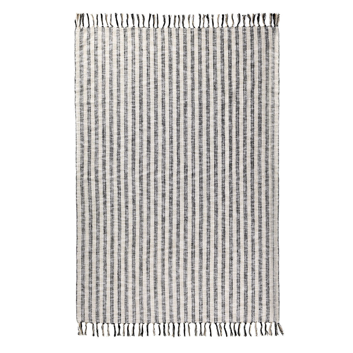 TC Linna Natural/Black Throw 50x70