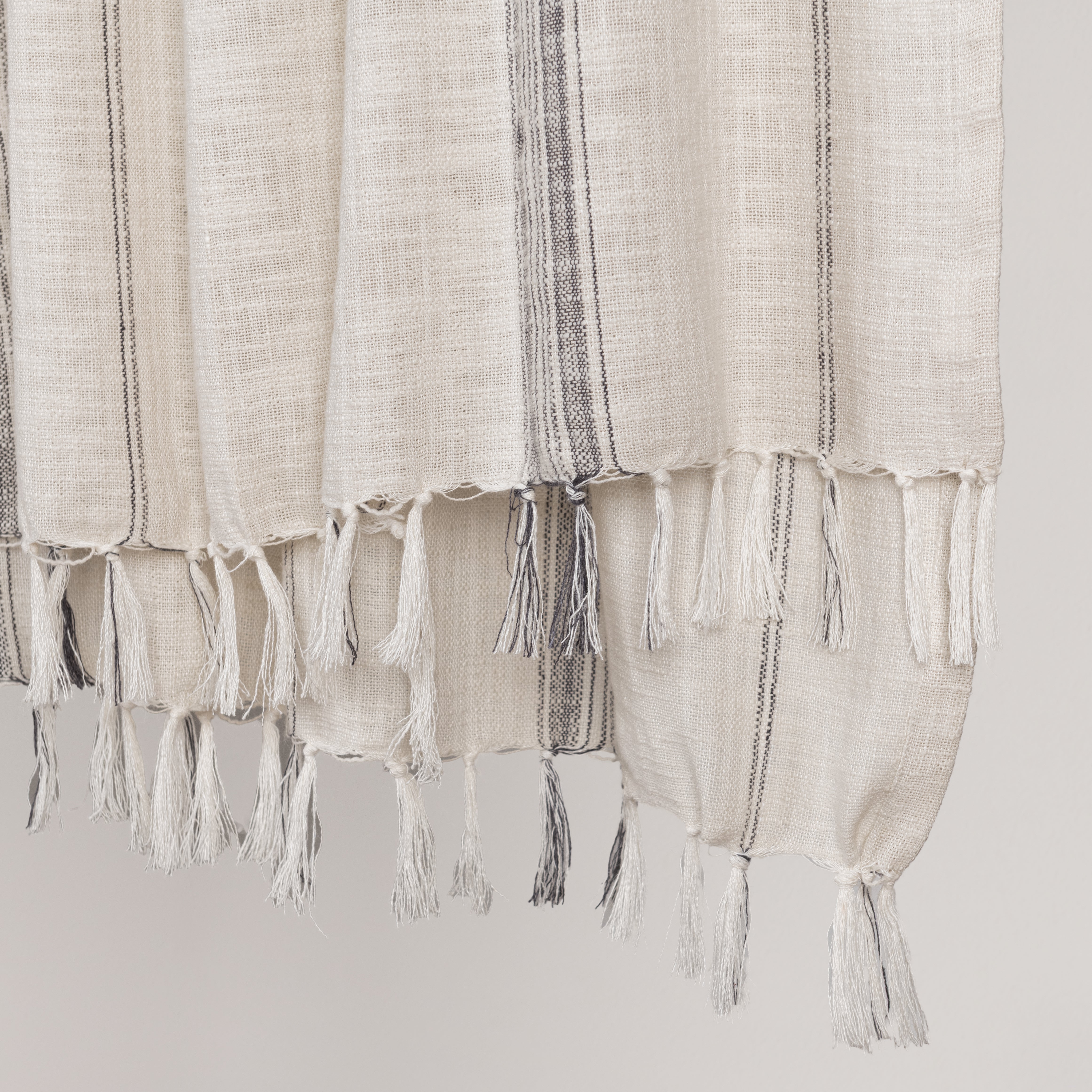 TC Ria Throw 50x70 - Natural/Black