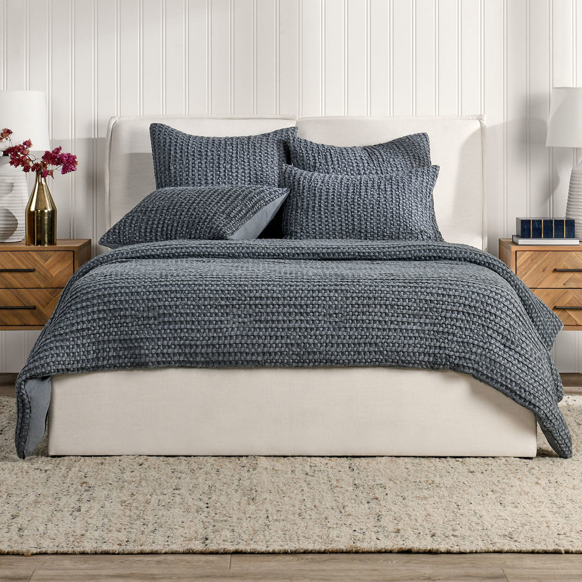 Colmar Quilt Collection - Marina Blue - King / Set