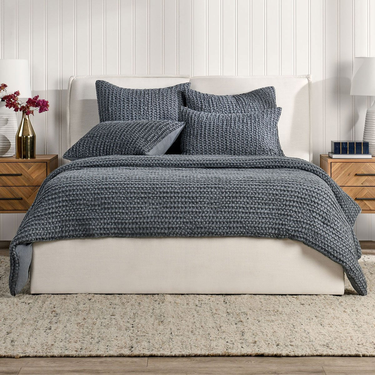 Colmar Quilt Collection - Marina Blue - King / Set