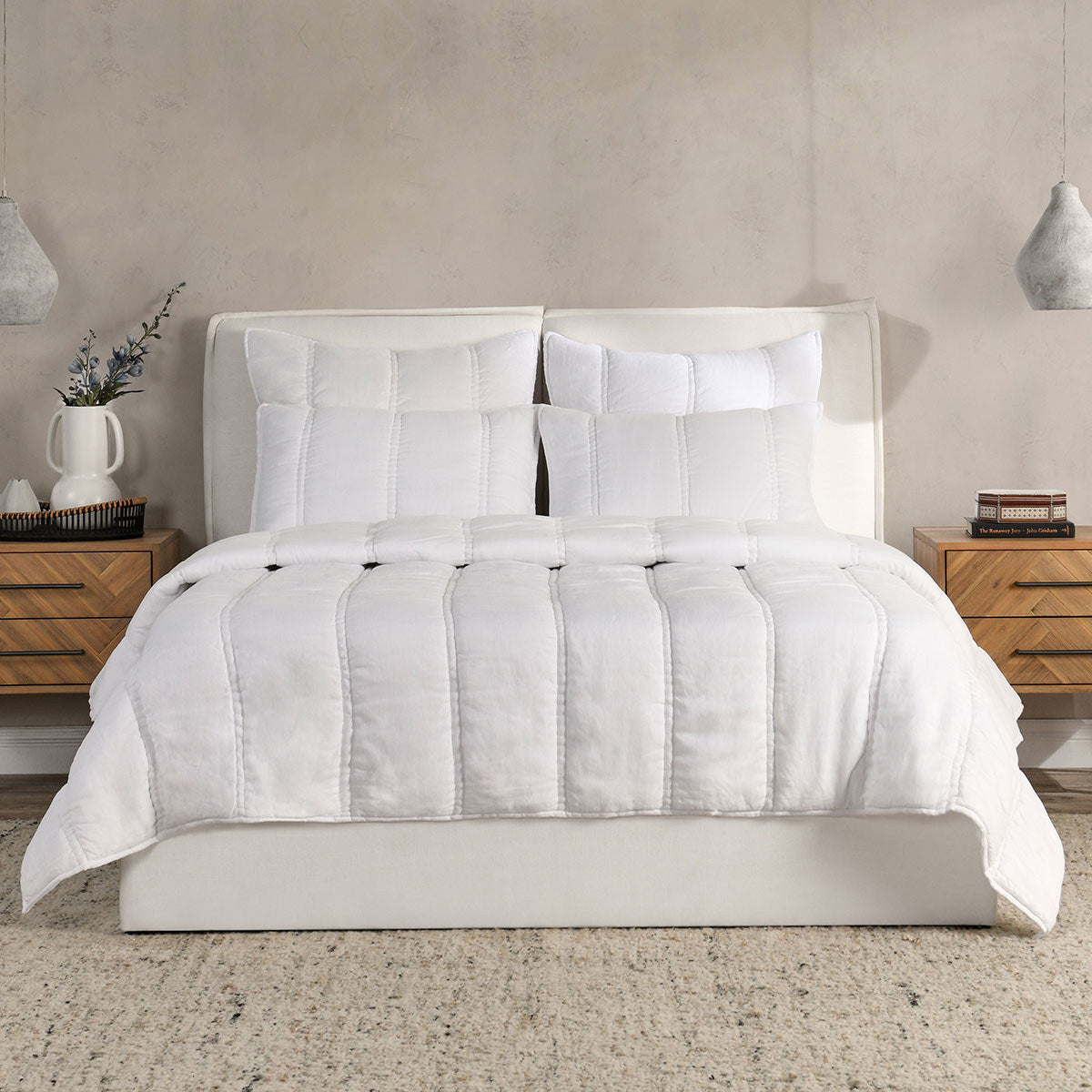 Rowen Quilt Collection - Cloud - King / Set