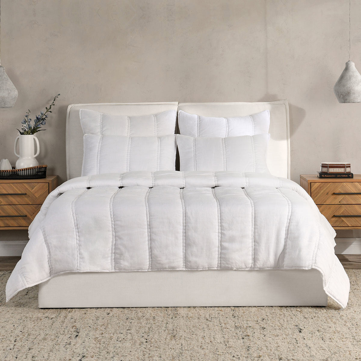 Rowen Quilt Collection - Cloud - King / Set
