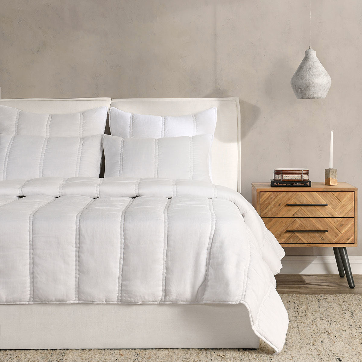 Rowen Quilt Collection - Cloud - King / Set