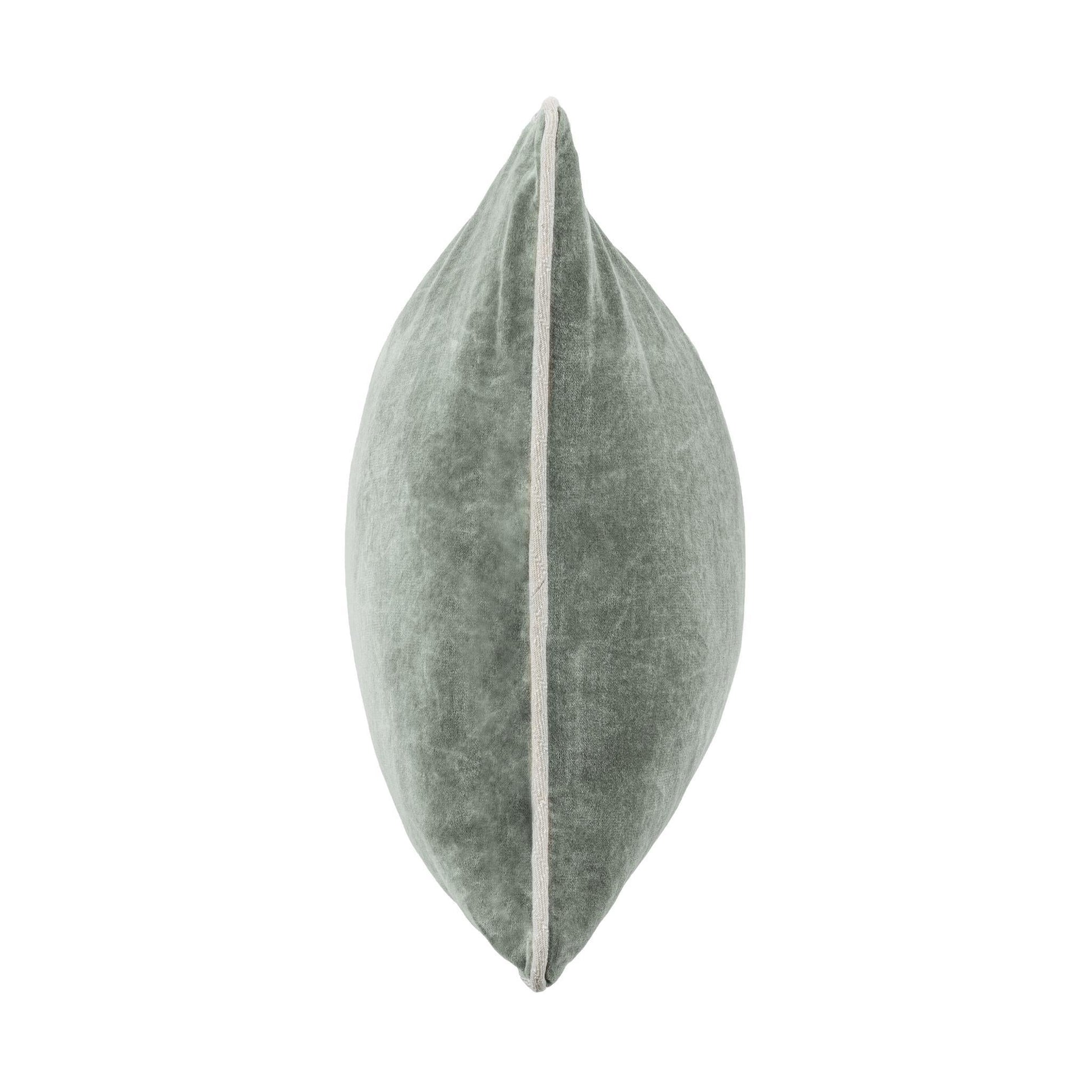SLD Heirloom Velvet Multiple Sizes - Bay Green - 18"x18"