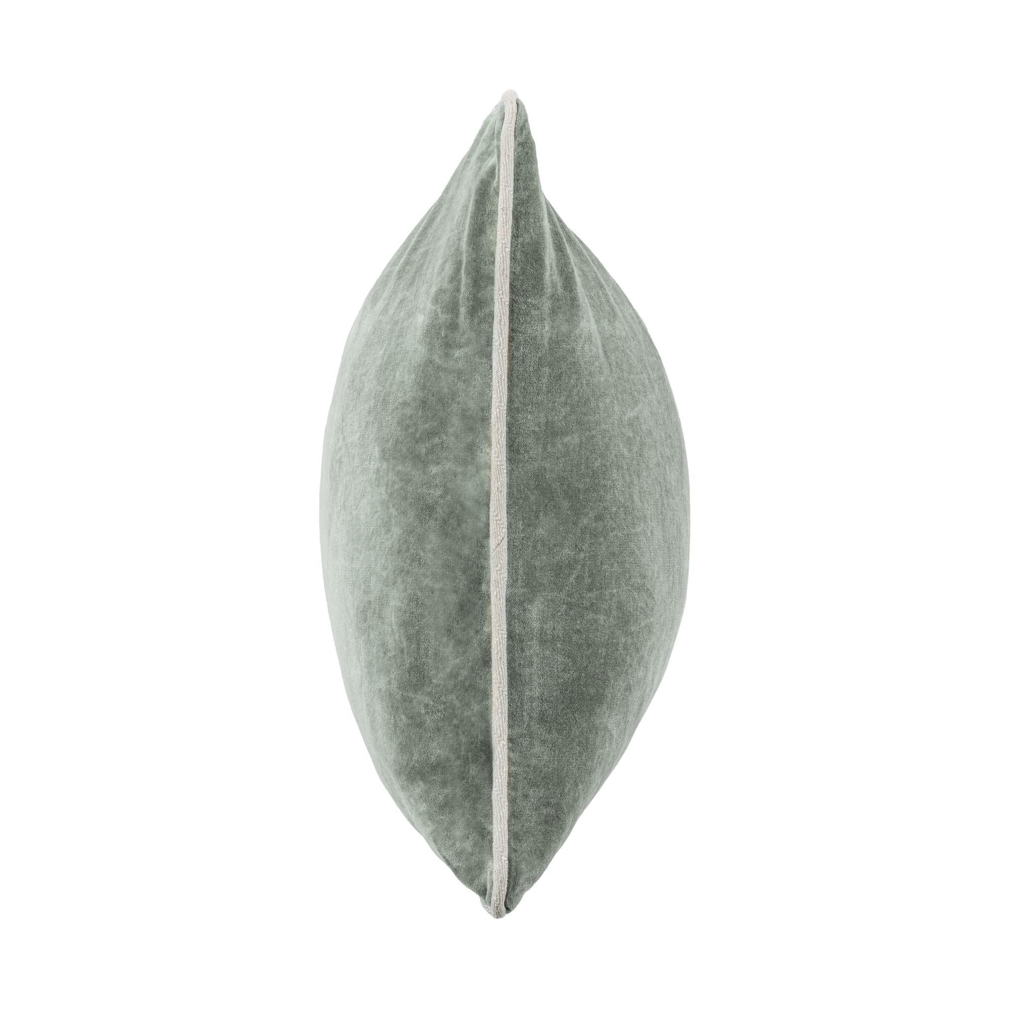 SLD Heirloom Velvet Multiple Sizes - Bay Green - 18"x18"