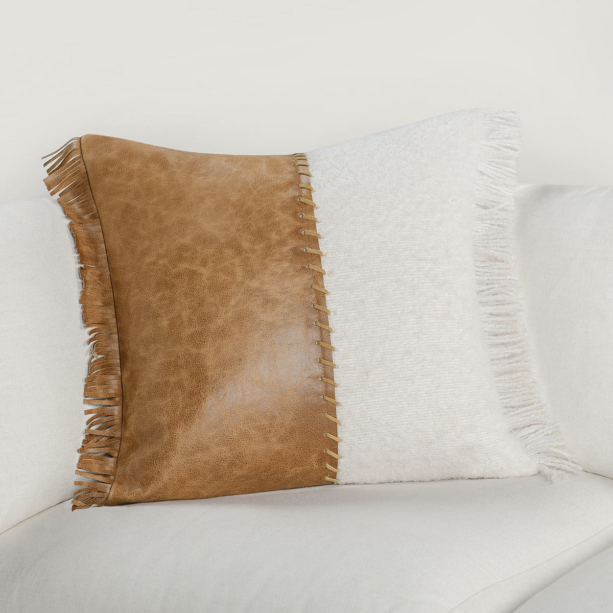 RN Harris Leather Chestnut/Ivory 22x22