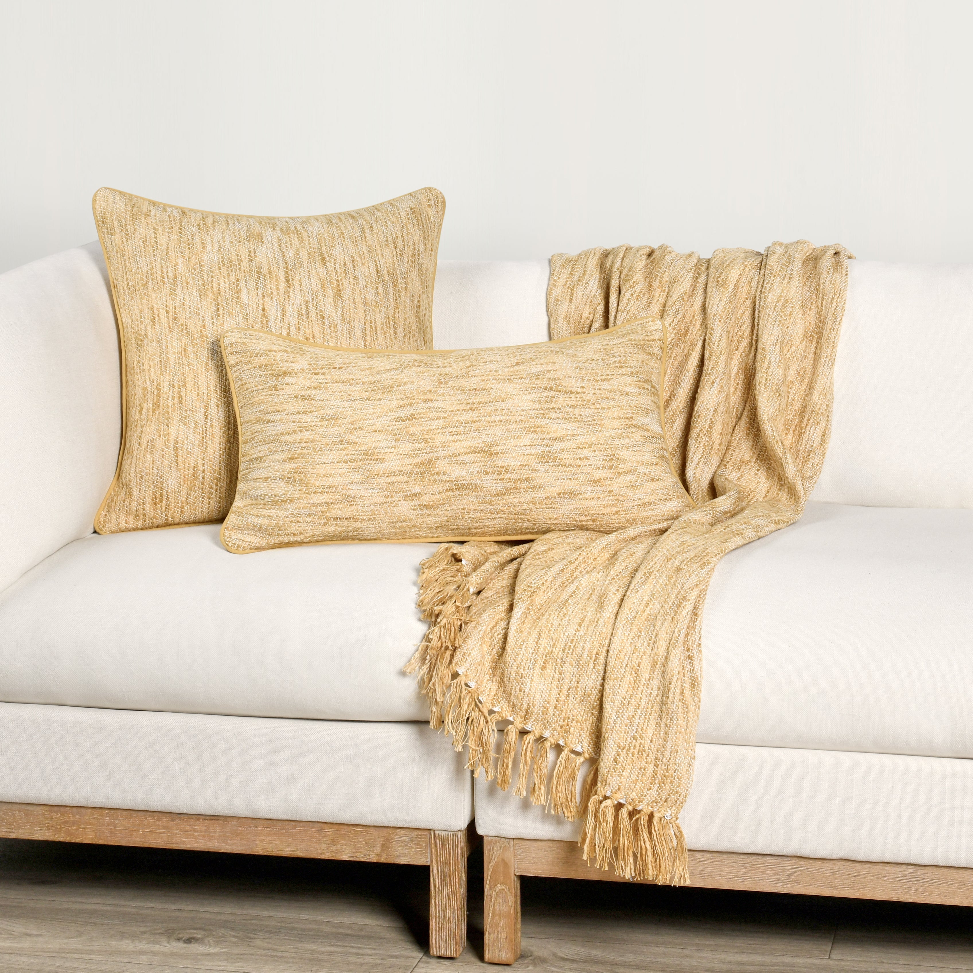 SLD Sharma Multiple Sizes - Yellow - 22"x22"