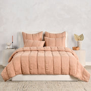Rowen Quilt Collection - Clay - King / Set