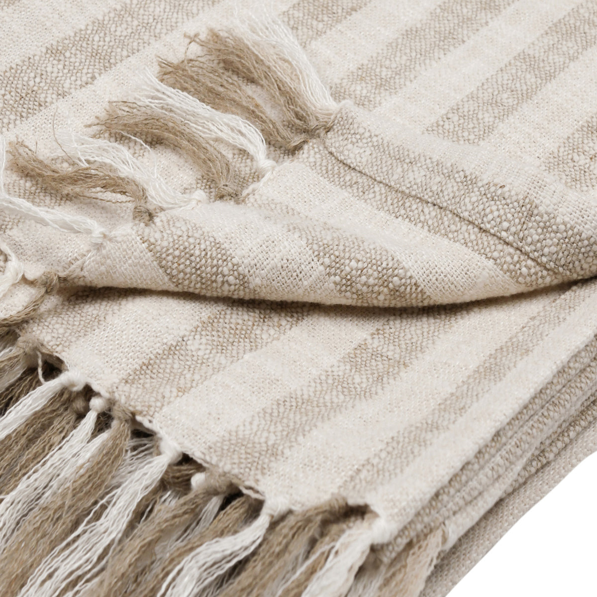 TC Linna Ivory/Natural Throw 50x70
