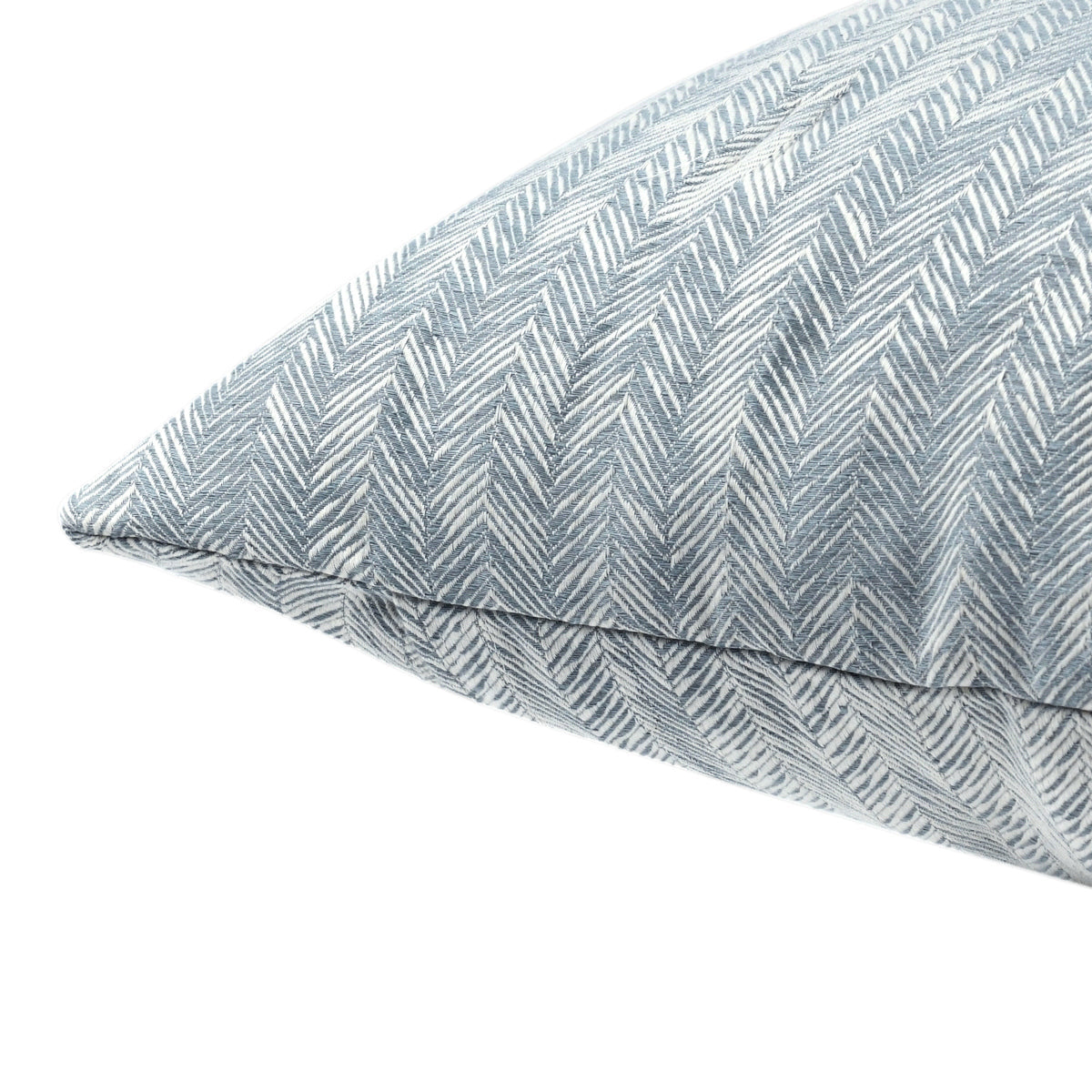 French Herringbone Comforter Collection - Storm - Queen / Set