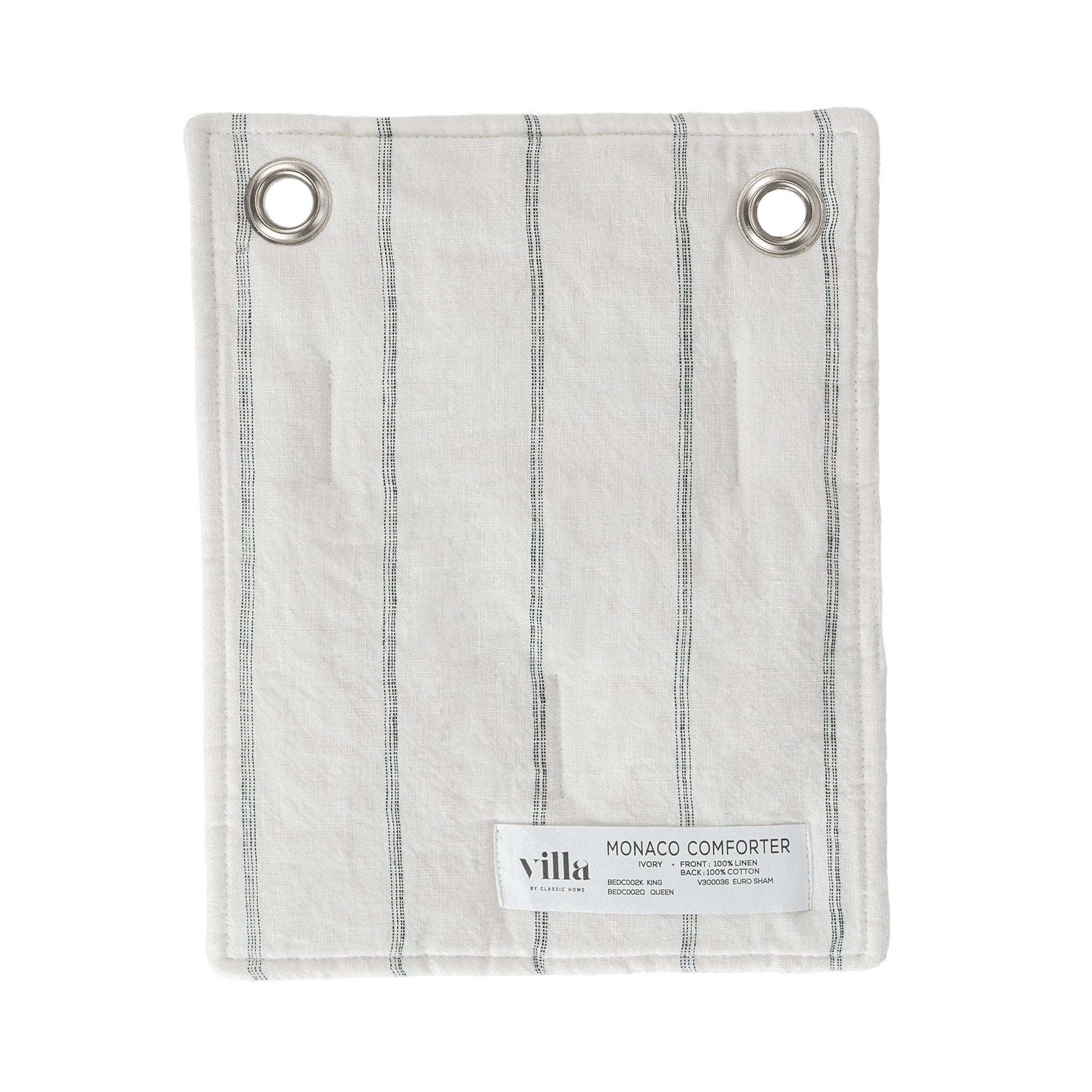 Monaco Comforter Collection - Ivory - King / Set