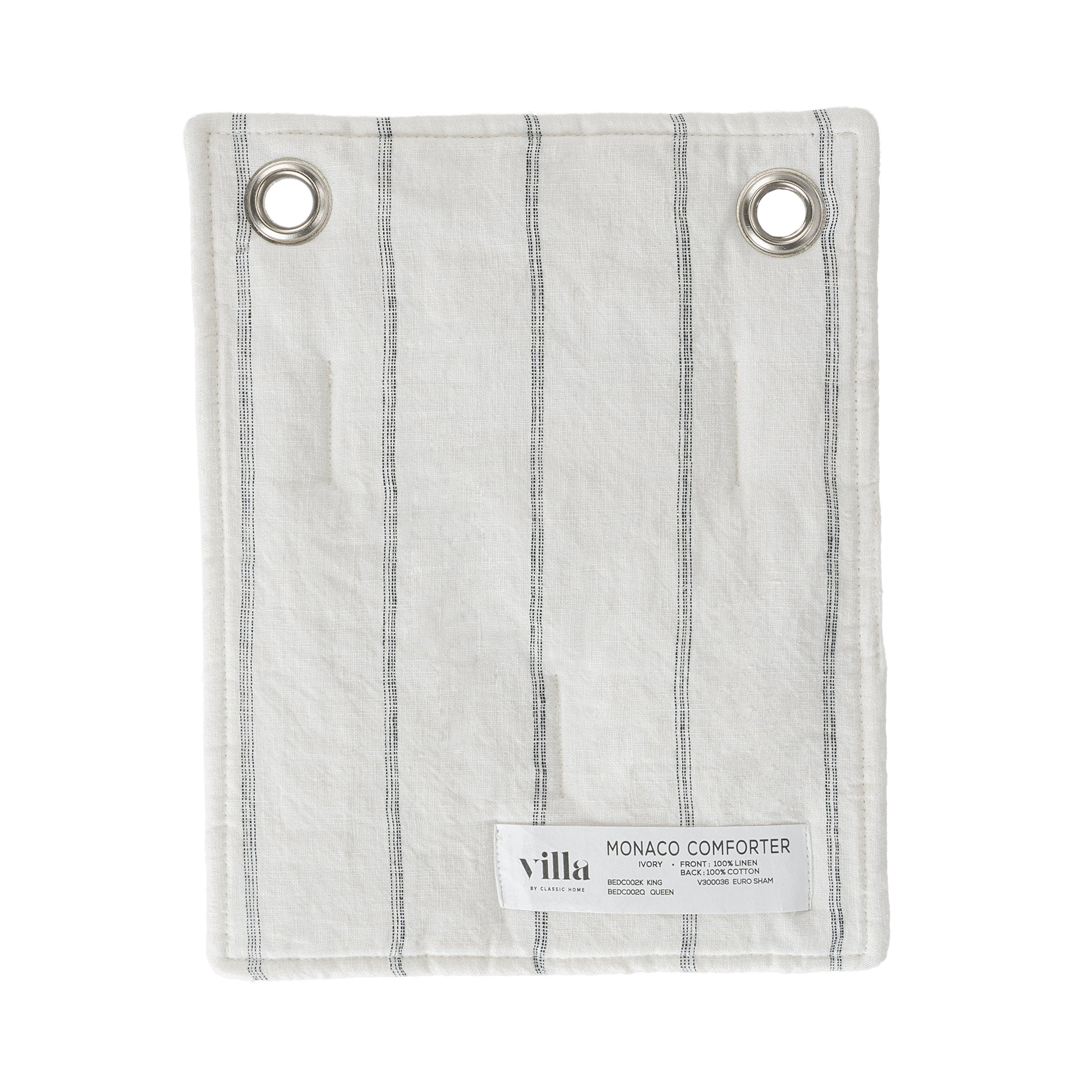 Monaco Comforter Collection - Ivory - King / Set
