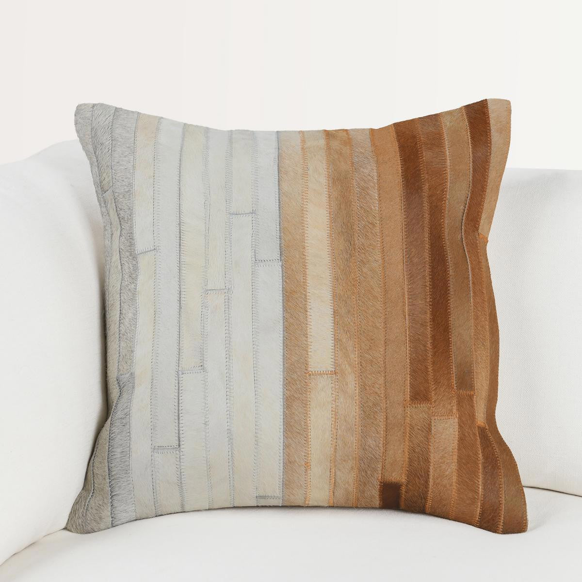 RO Meru Hide Tan Multi 20x20