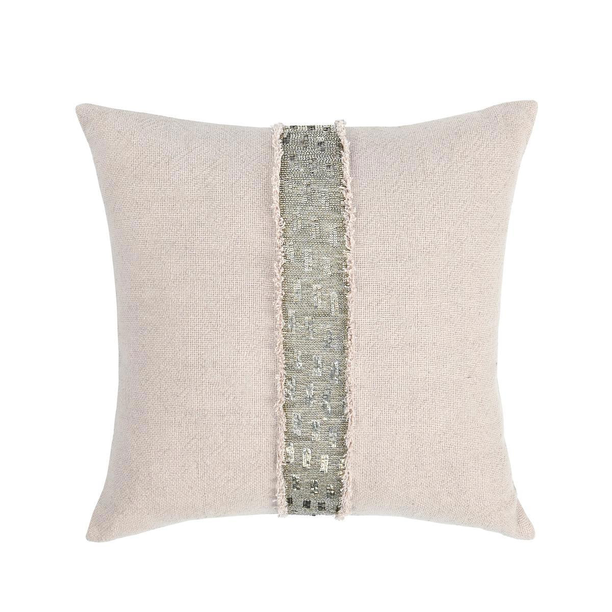 RO Lira Multiple Sizes - Natural/Silver - 22"x22"