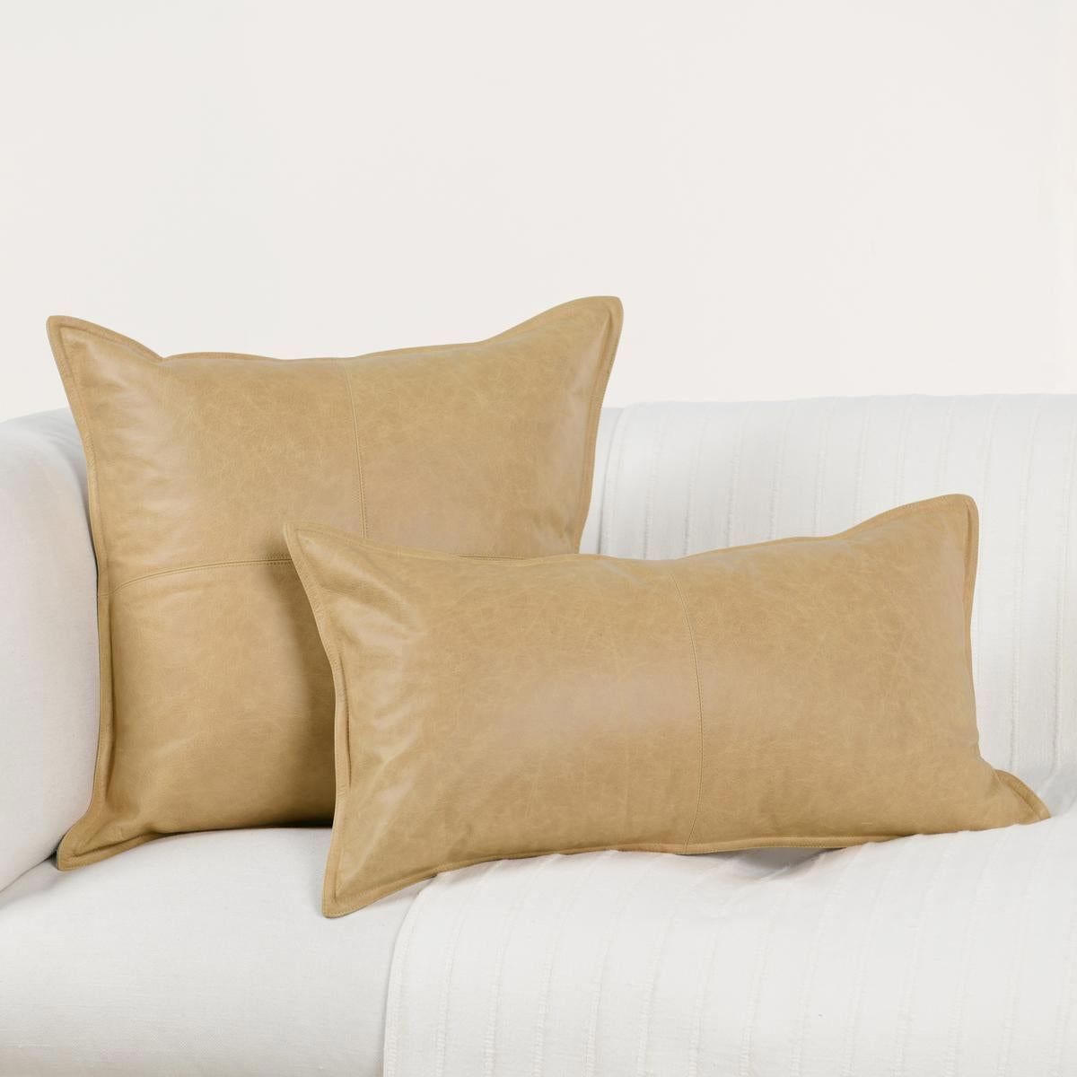SLD Leather Multiple Sizes - Golden Wheat - 22"x22"