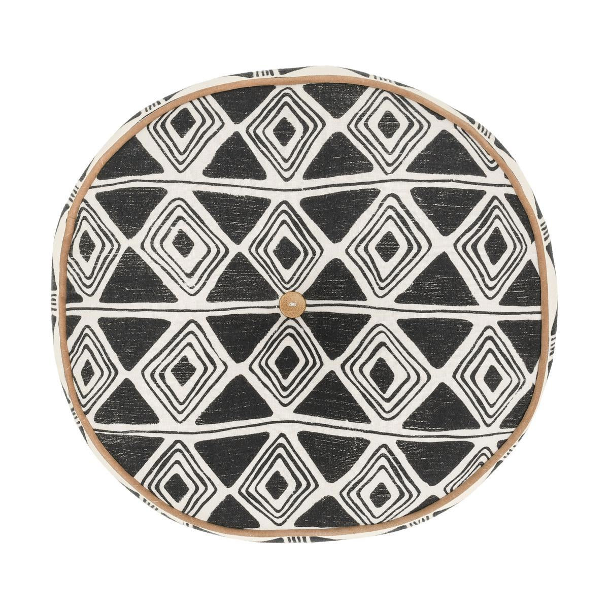 RO Nubia Multiple Sizes - Black/White - 18" Round