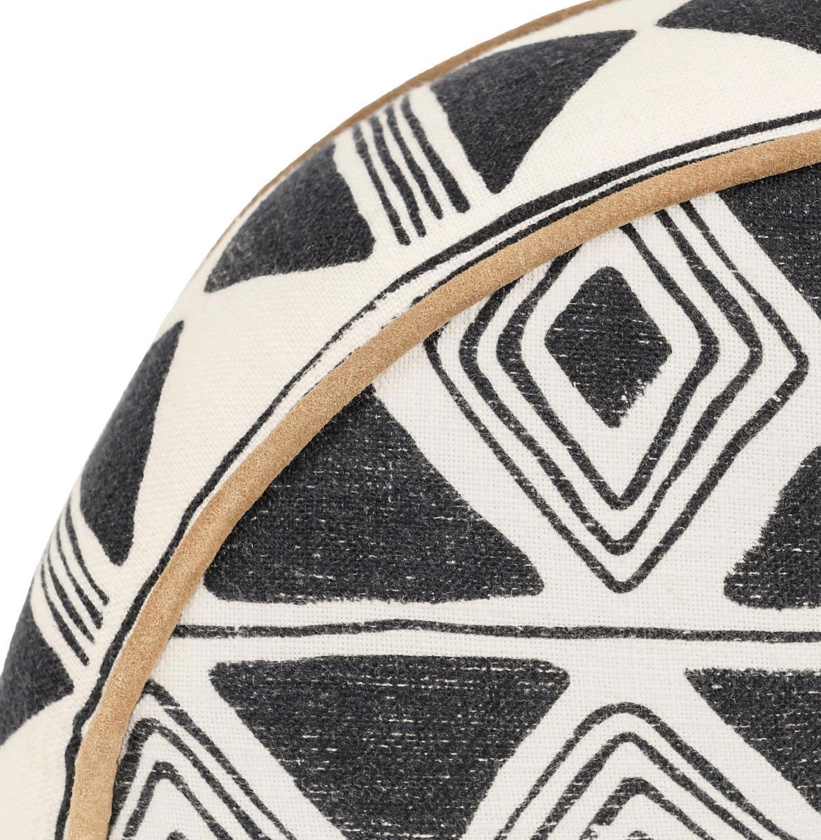 RO Nubia Multiple Sizes - Black/White - 18" Round